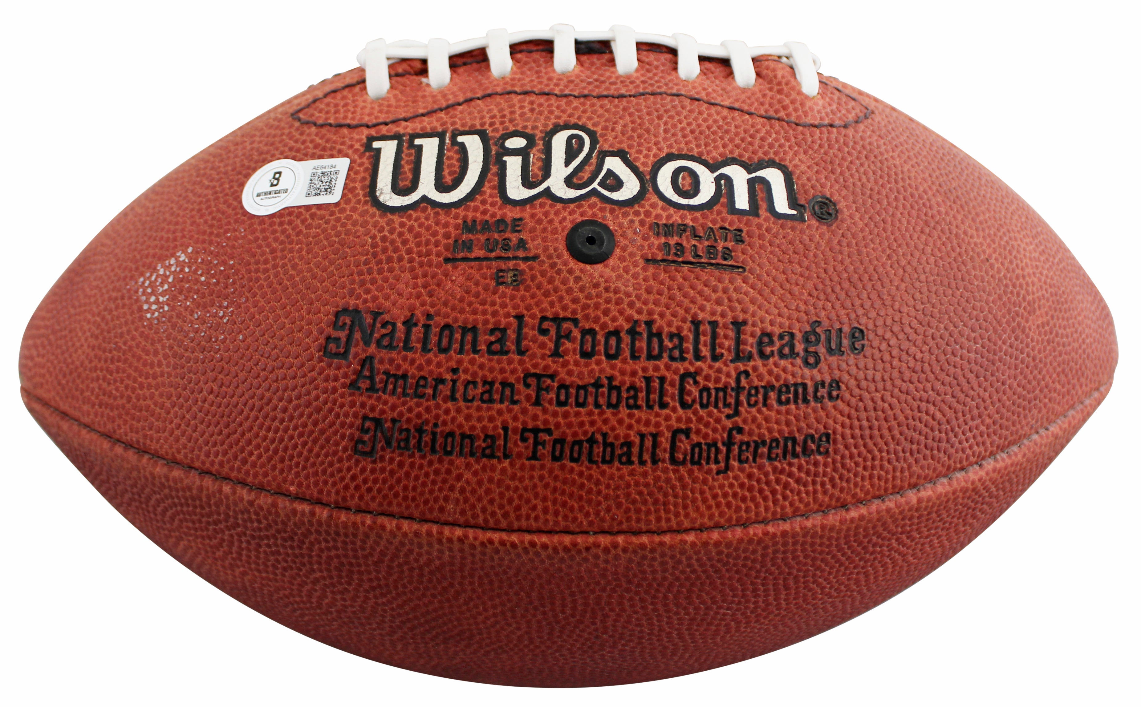 Browns Jim Brown Authentic Signed Official Wilson Nfl Football BAS #AE64184