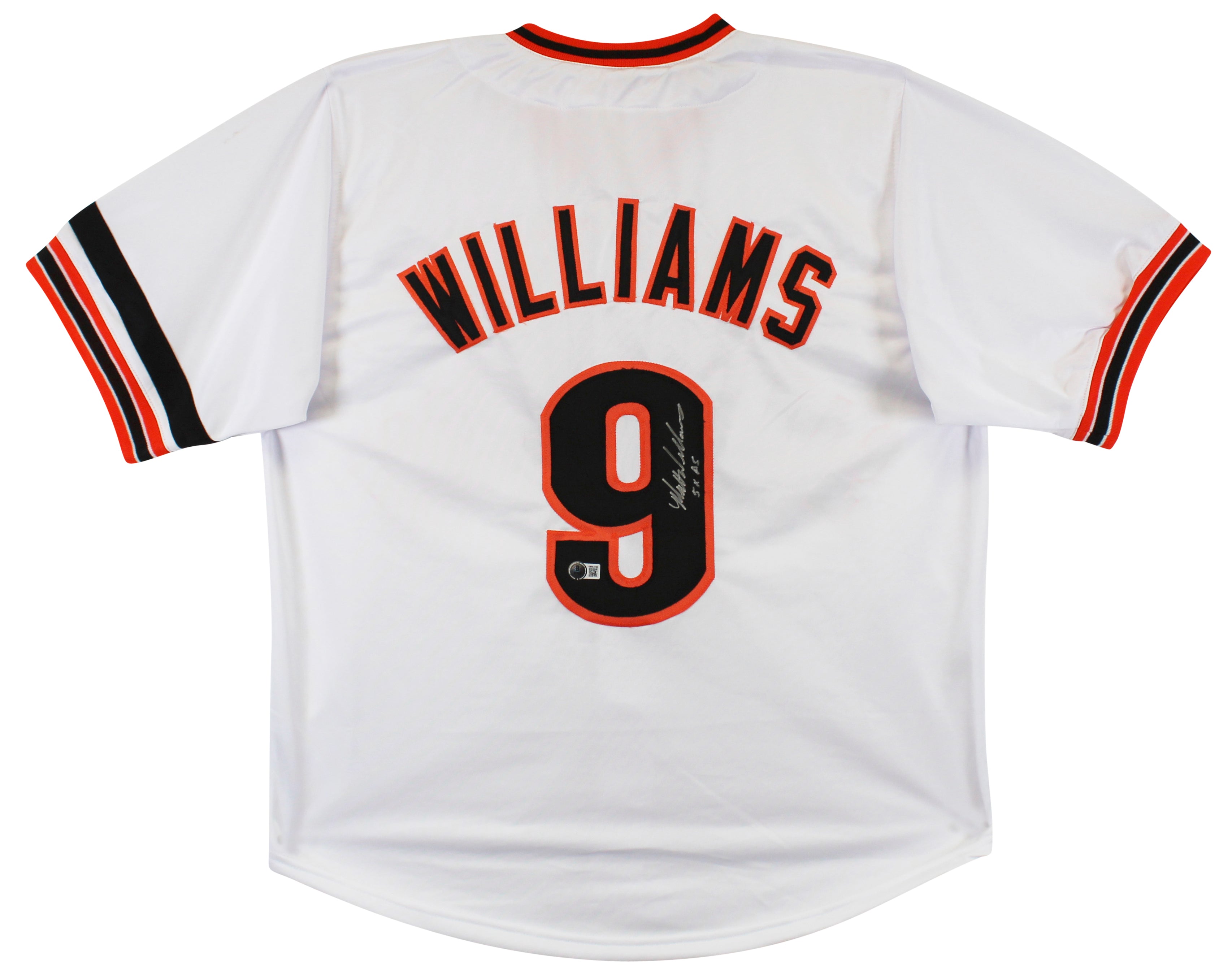 Matt Williams "5x AS" Authentic Signed White Pro Style Jersey BAS Witnessed