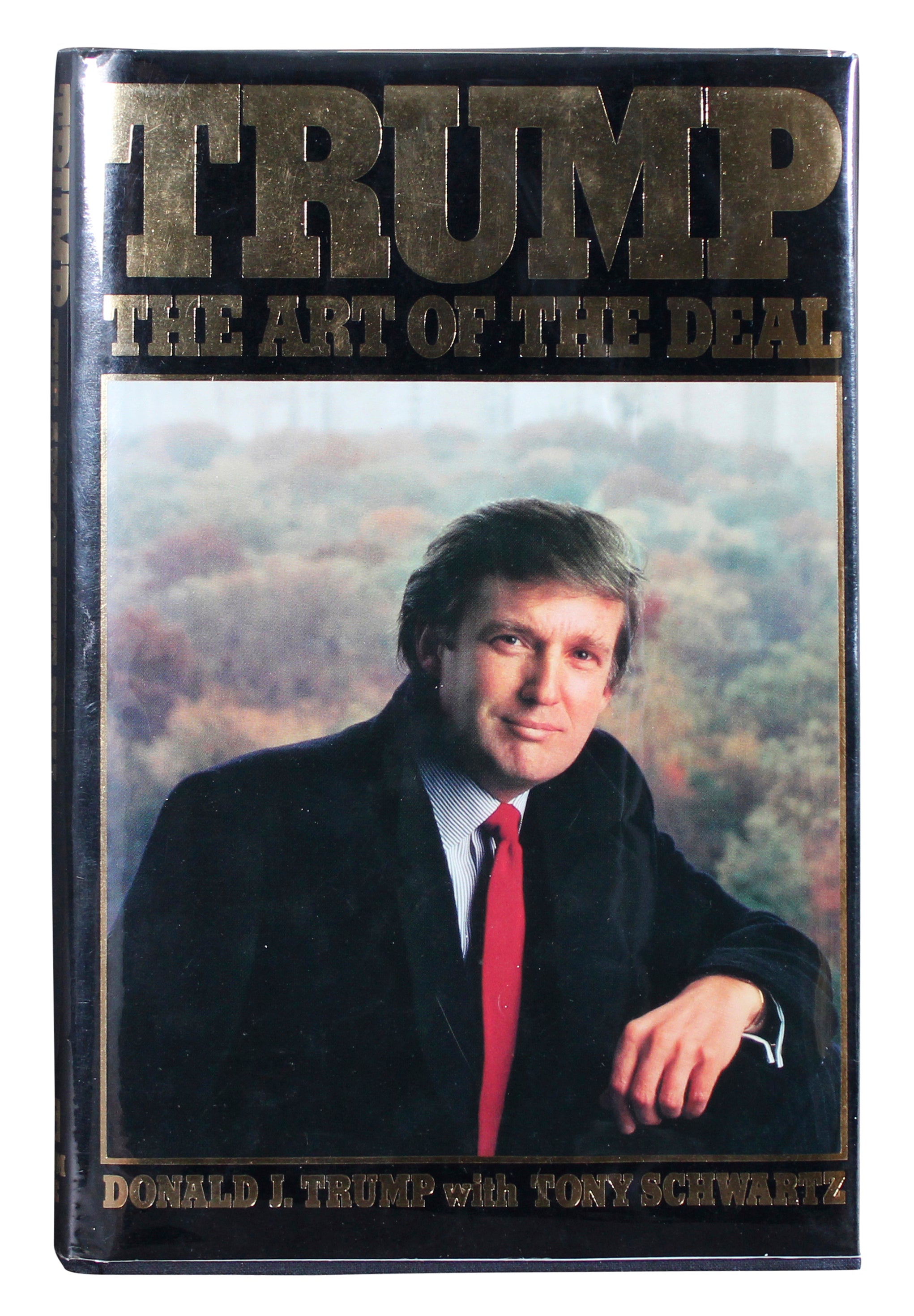 Donald Trump Signed The Art of the Deal First Edition Hard Book BAS #AE13605