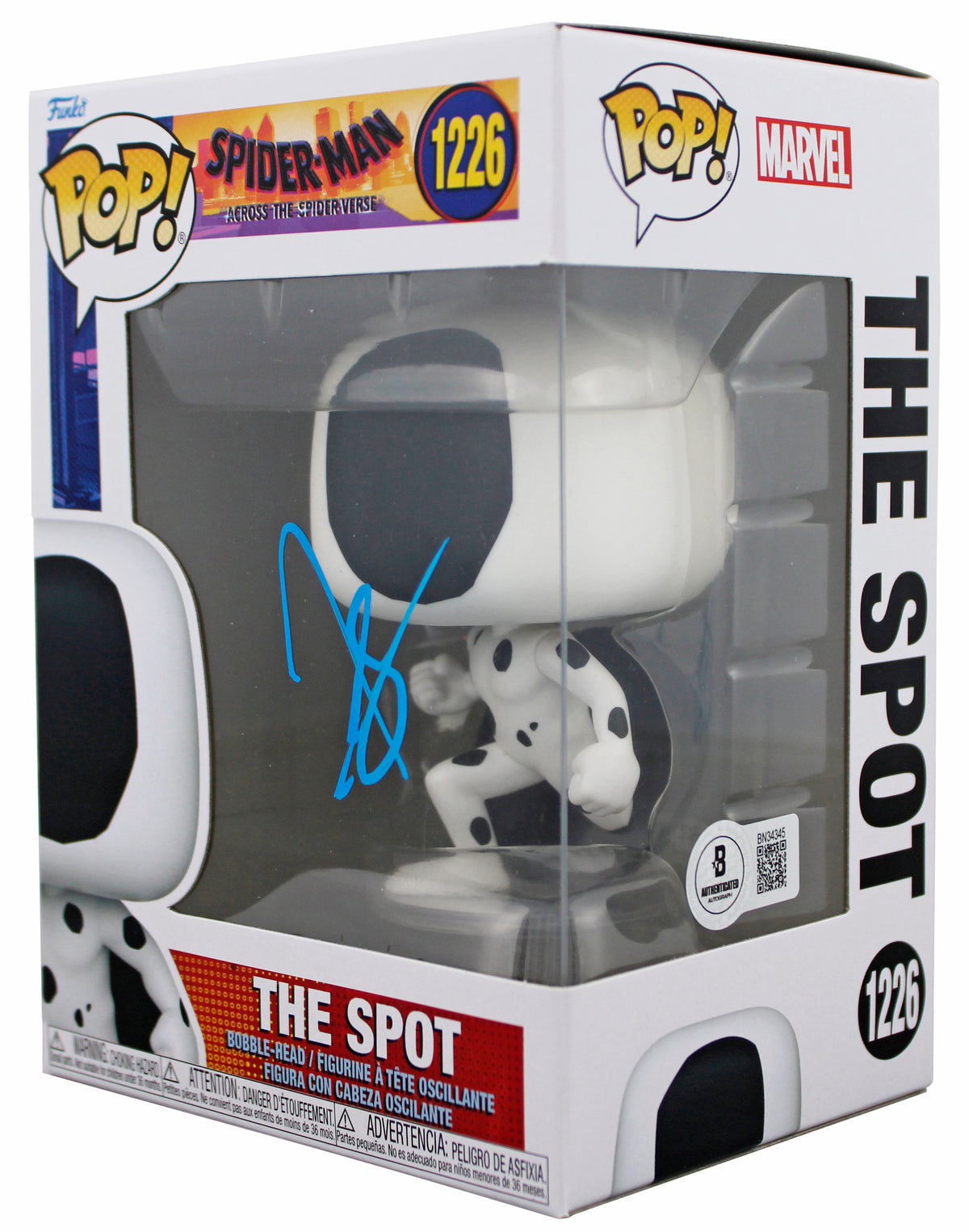 Jason Schwartzman Spider-Man Authentic Signed #1226 Funko Pop Vinyl Figure BAS