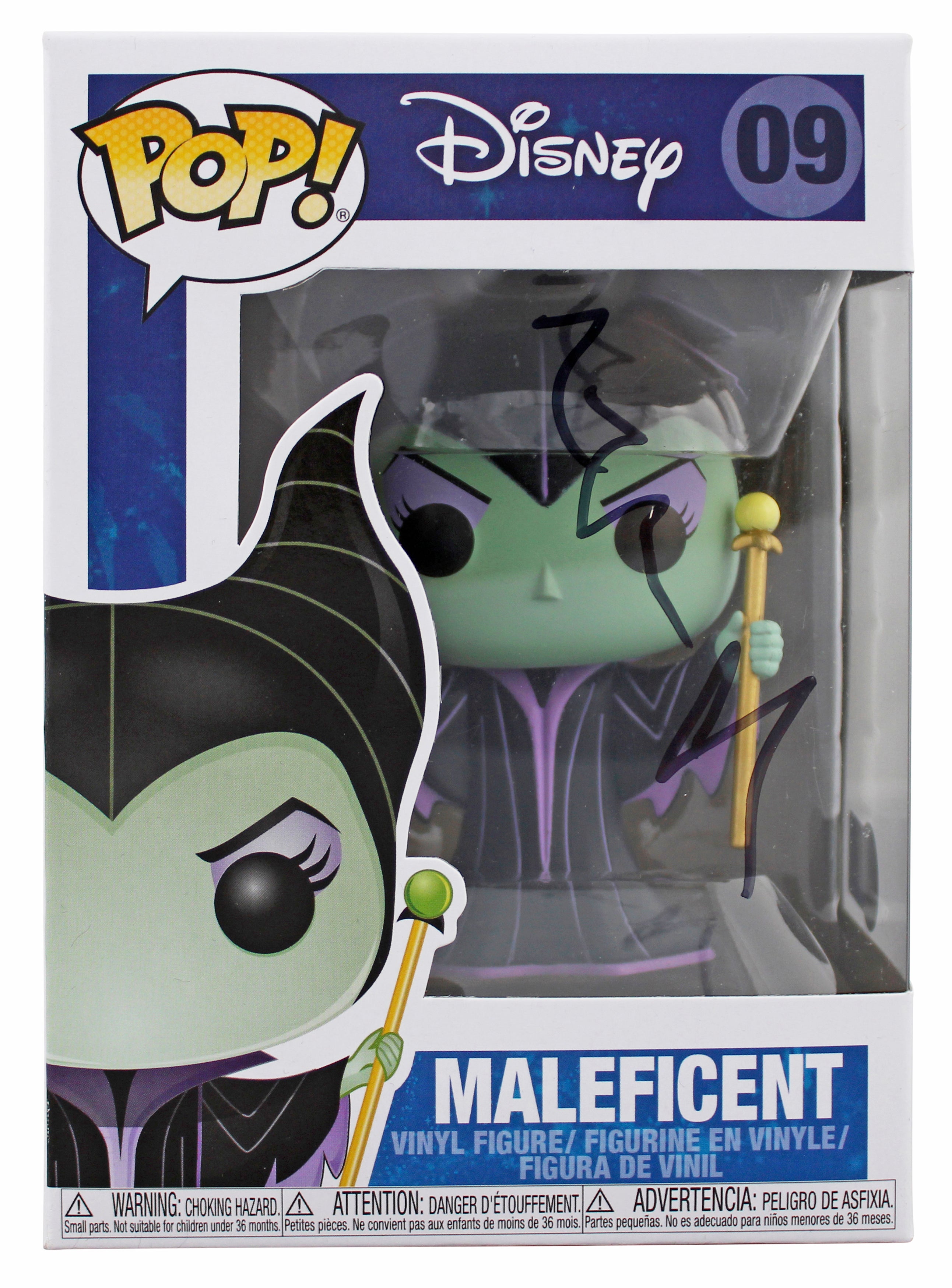 Angelina Jolie Maleficent Authentic Signed #09 Funko Pop Vinyl Figure BAS