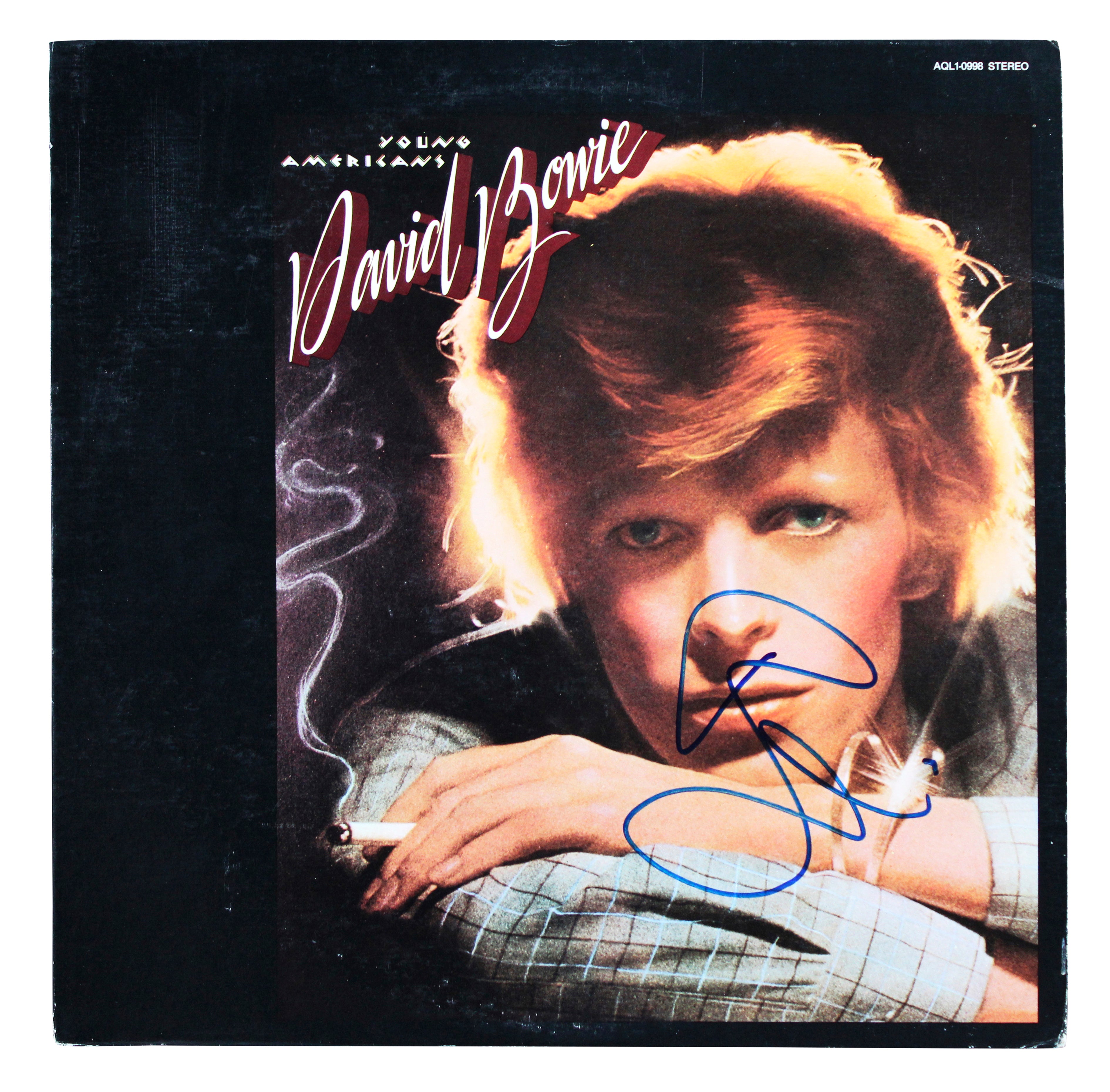 David Bowie Authentic Signed Young Americans Album Cover W/ Vinyl BAS #AE02794