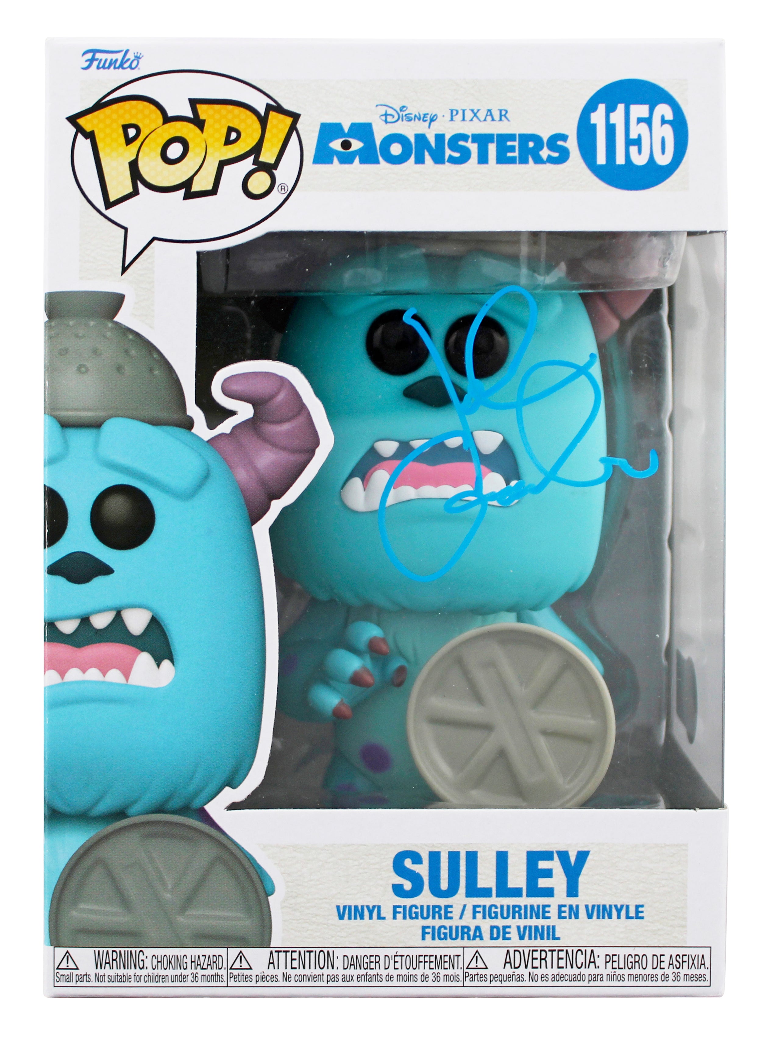 John Goodman Monsters Inc. Authentic Signed #1156 Funko Pop Vinyl Figure BAS
