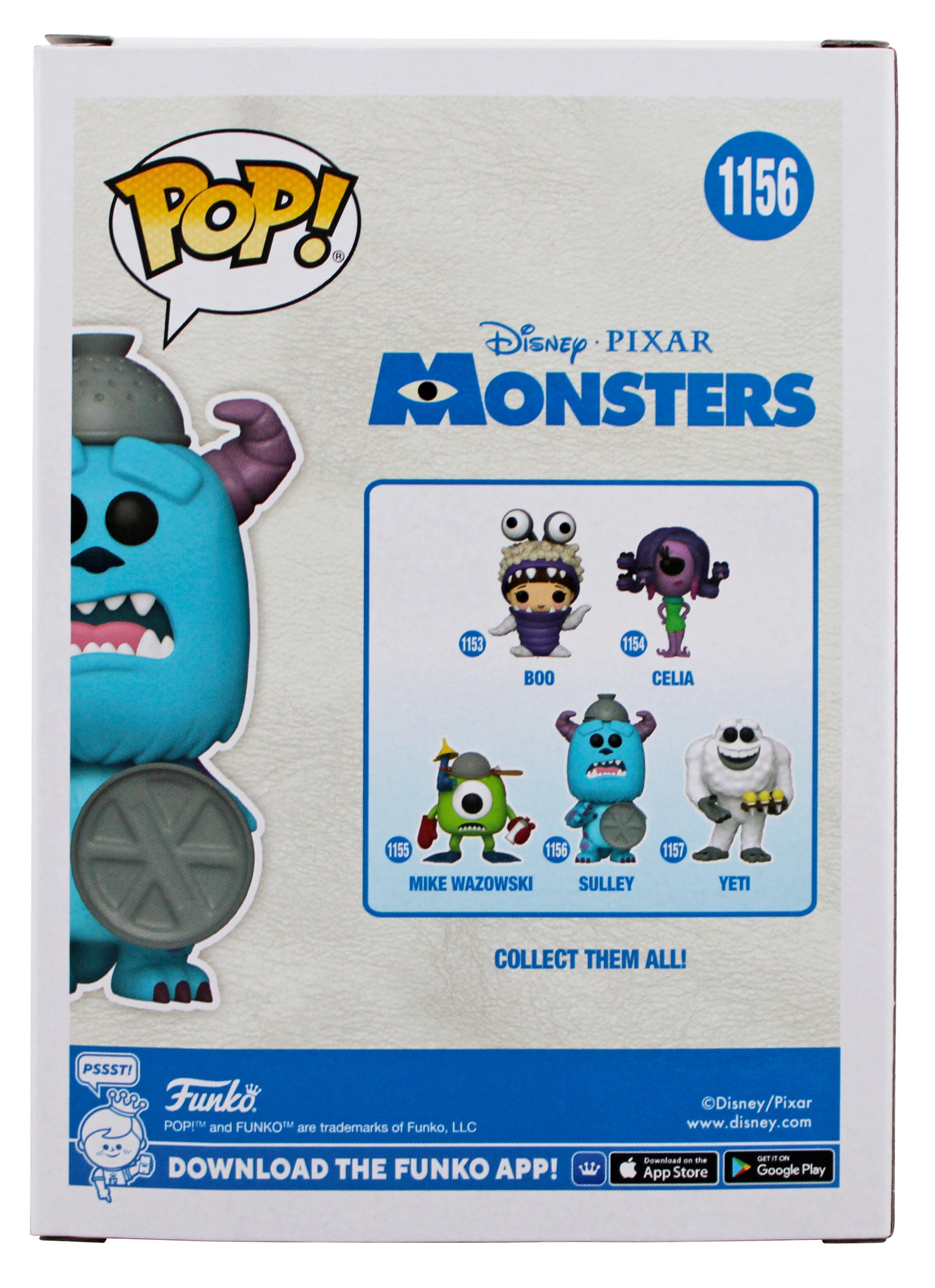 John Goodman Monsters Inc. Authentic Signed #1156 Funko Pop Vinyl Figure BAS