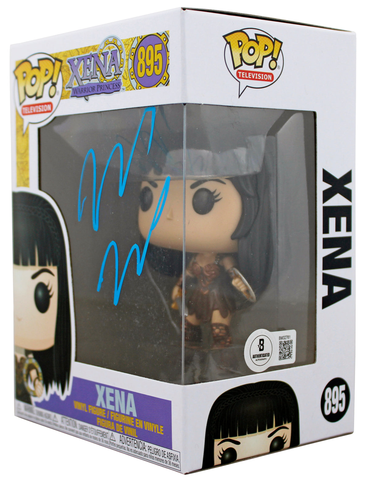 Lucy Lawless Xena Warrior Princess Signed #895 Funko Pop Vinyl Figure BAS