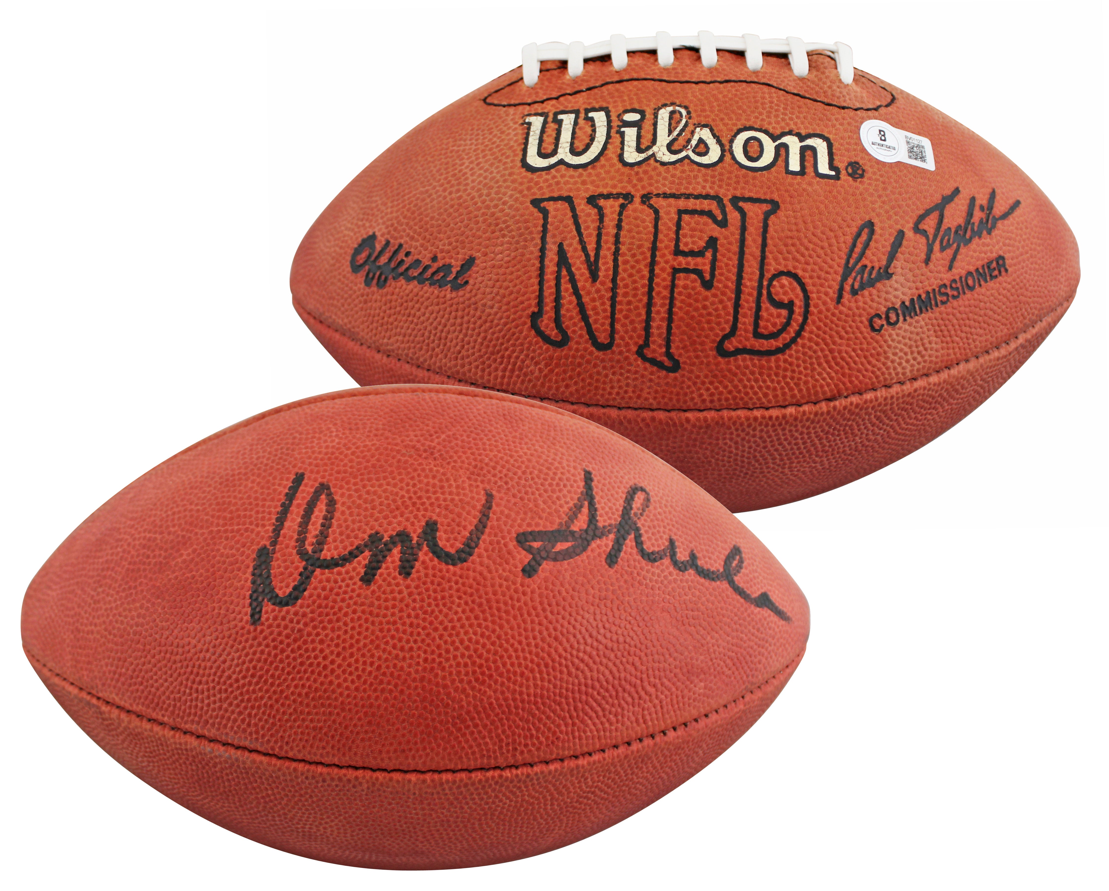 Dolphins Don Shula Authentic Signed Wilson Official Nfl Football BAS #BV01127