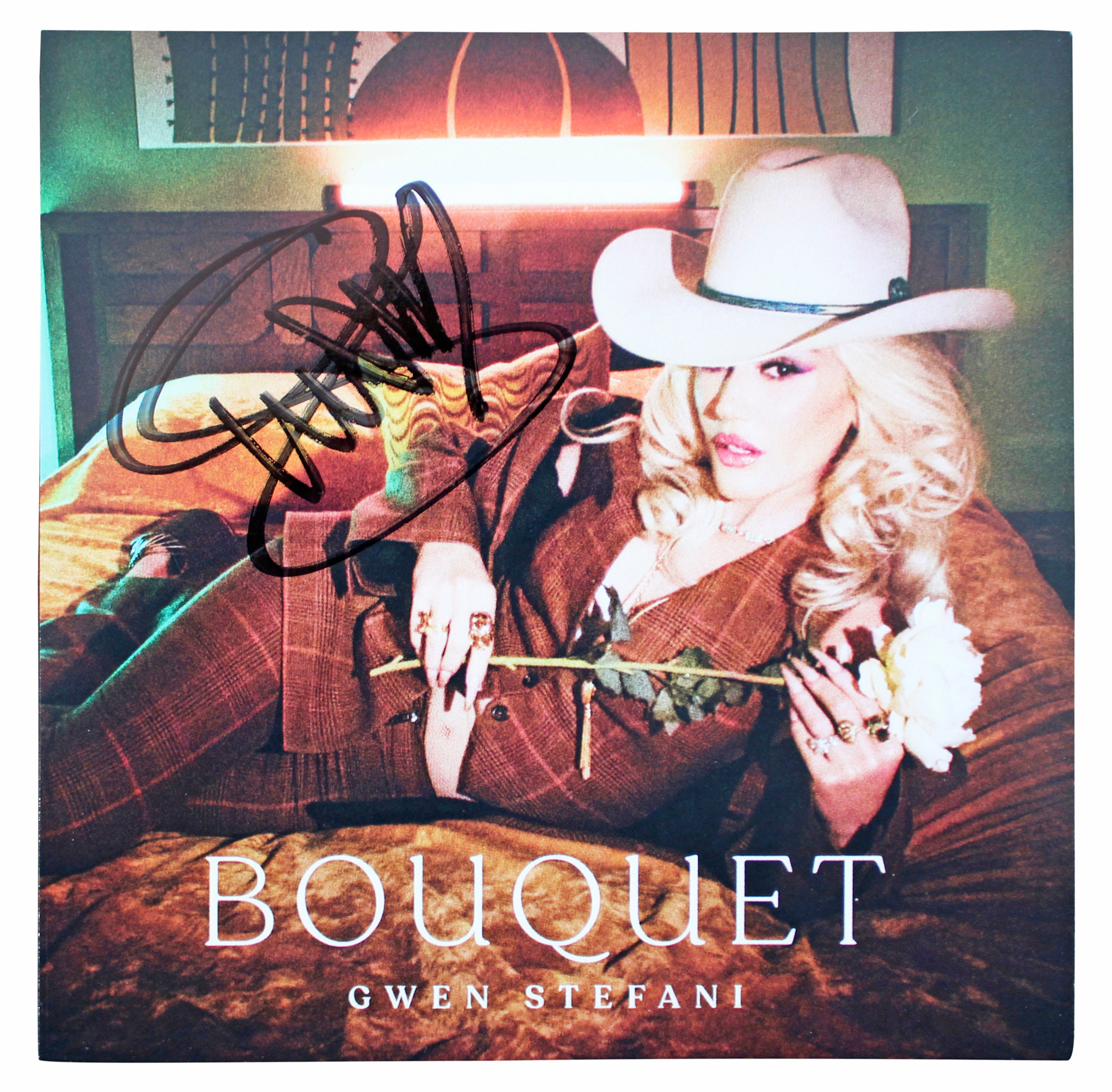 Gwen Stefani Authentic Signed Bouquet Cd Insert W/ Disk Autographed BAS