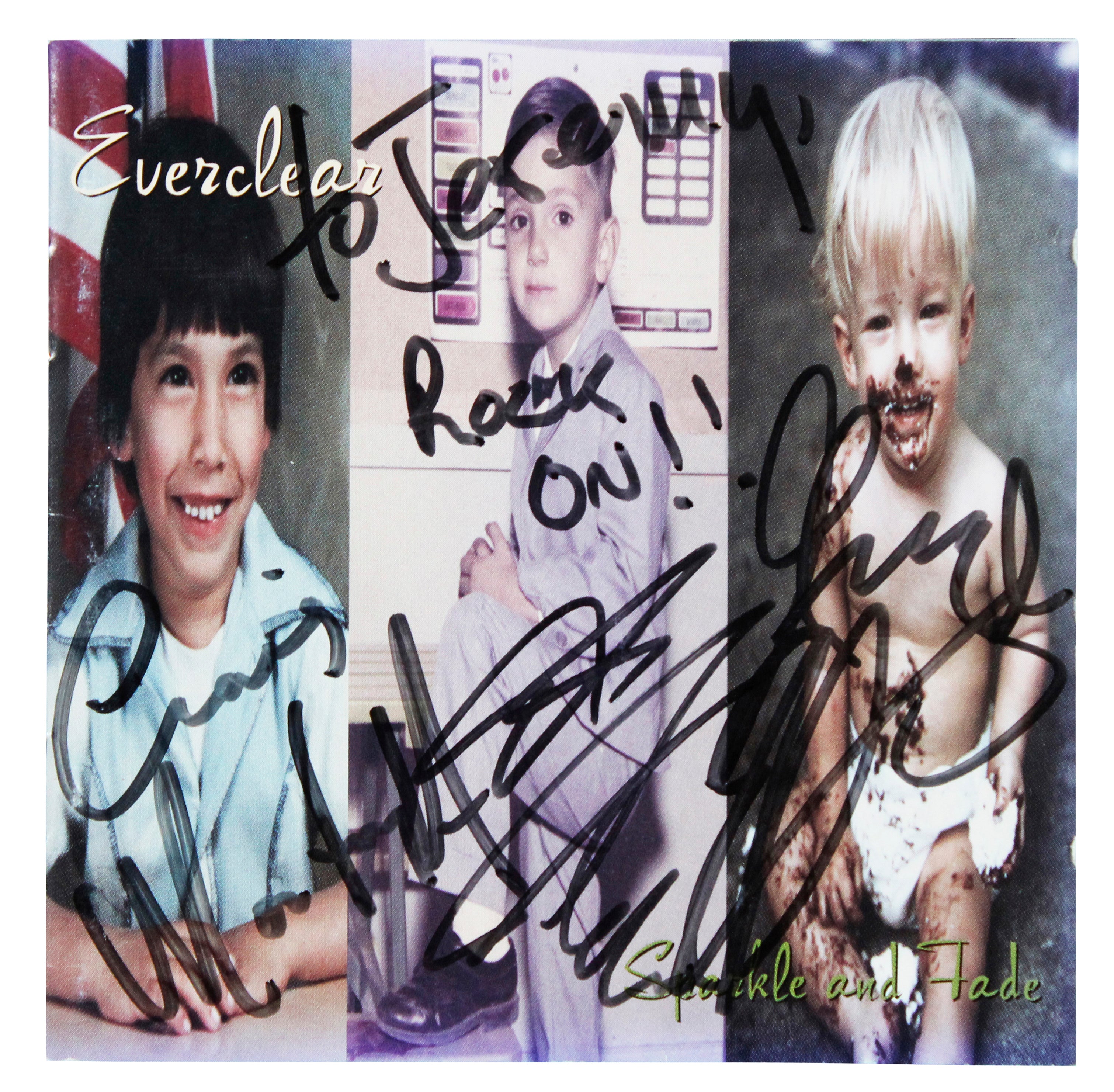 Everclear (3) Alexakis, Montoya & Eklund Signed CD Booklet w/ Disk JSA #CL51512