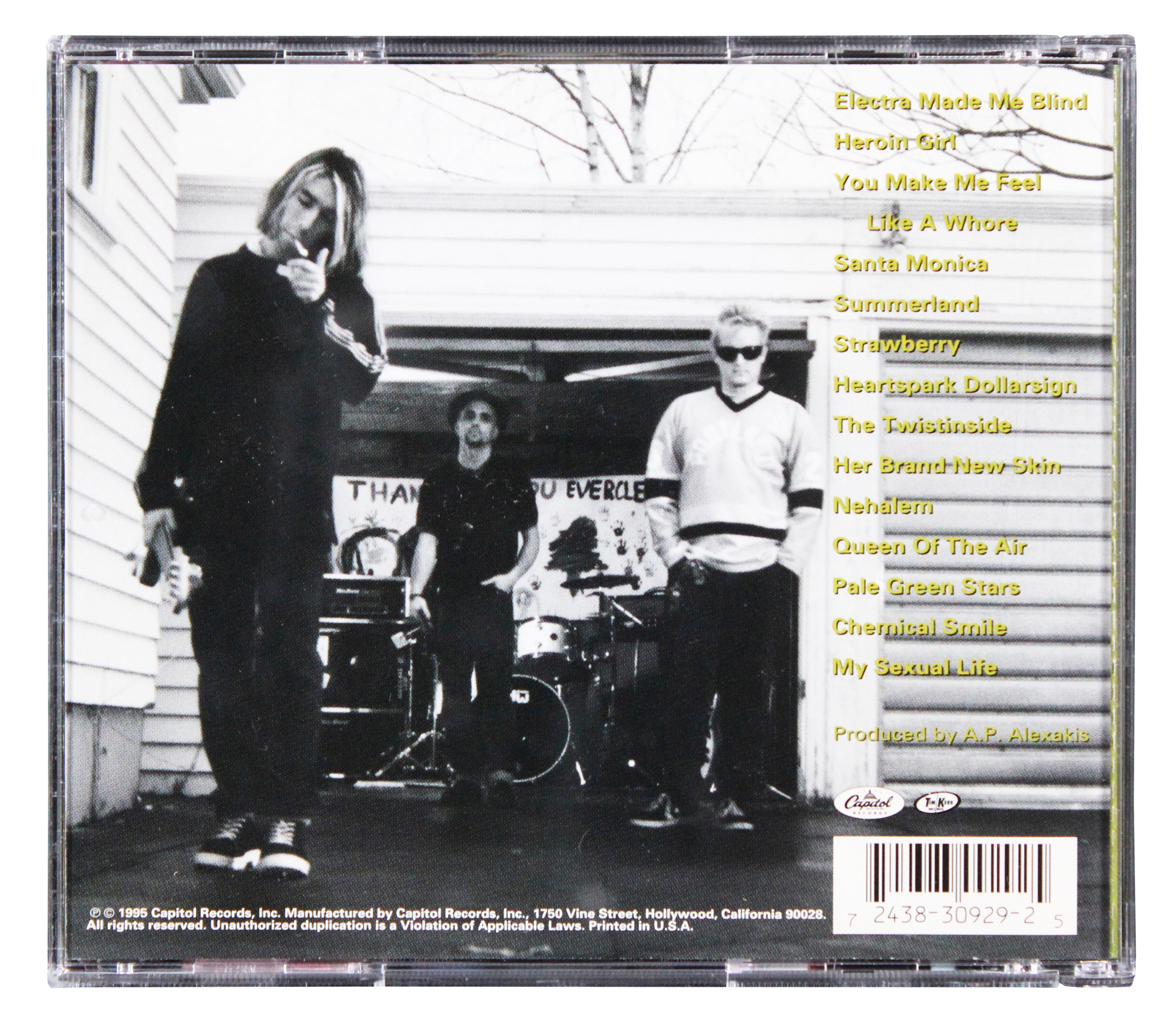Everclear (3) Alexakis, Montoya & Eklund Signed CD Booklet w/ Disk JSA #CL51512