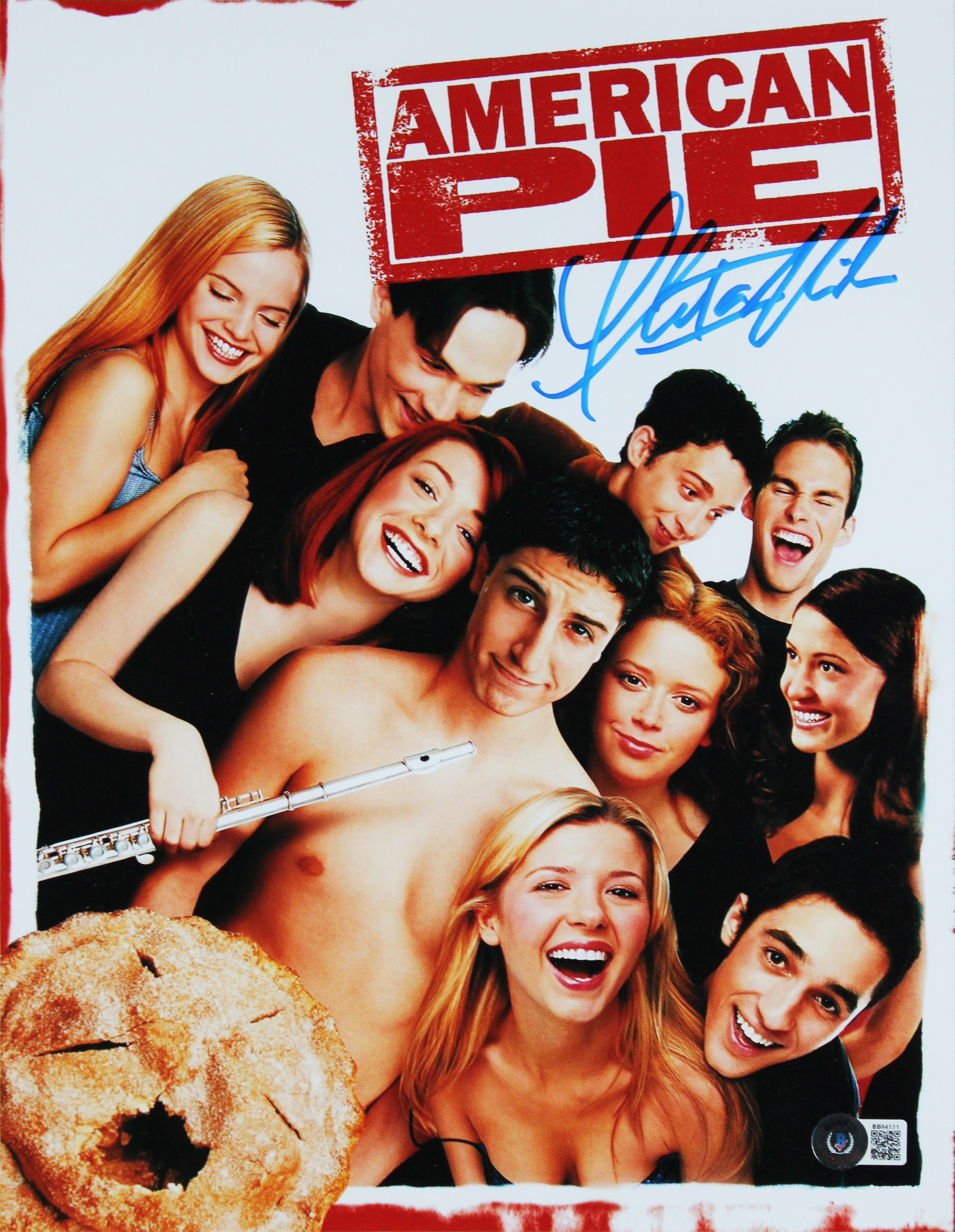 American Pie (7) Reid, Biggs, Hannigan +4 Signed Framed Display BAS #AC26581