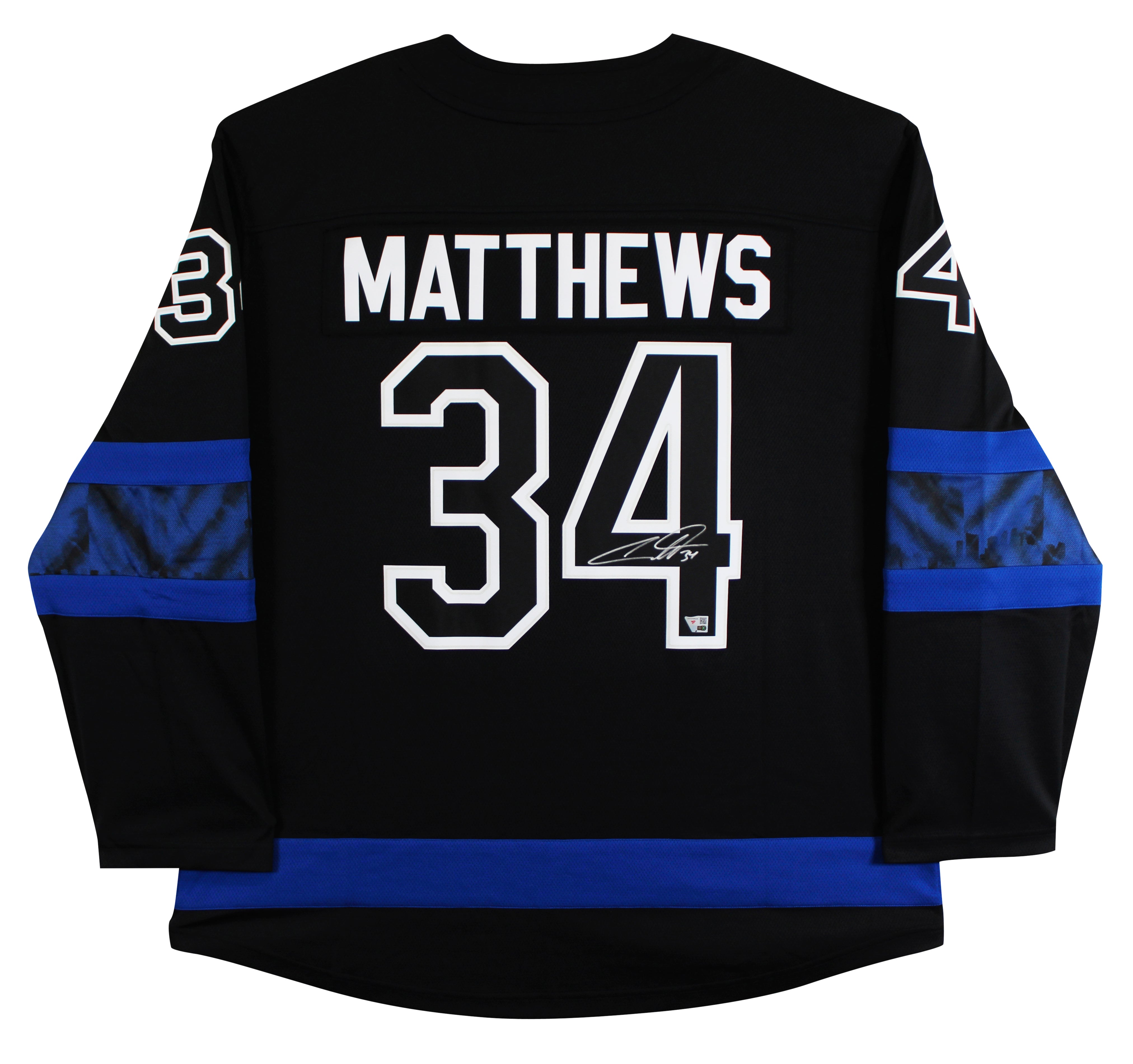 Maple Leafs Auston Matthews Authentic Signed Black Fanatics Jersey Fanatics