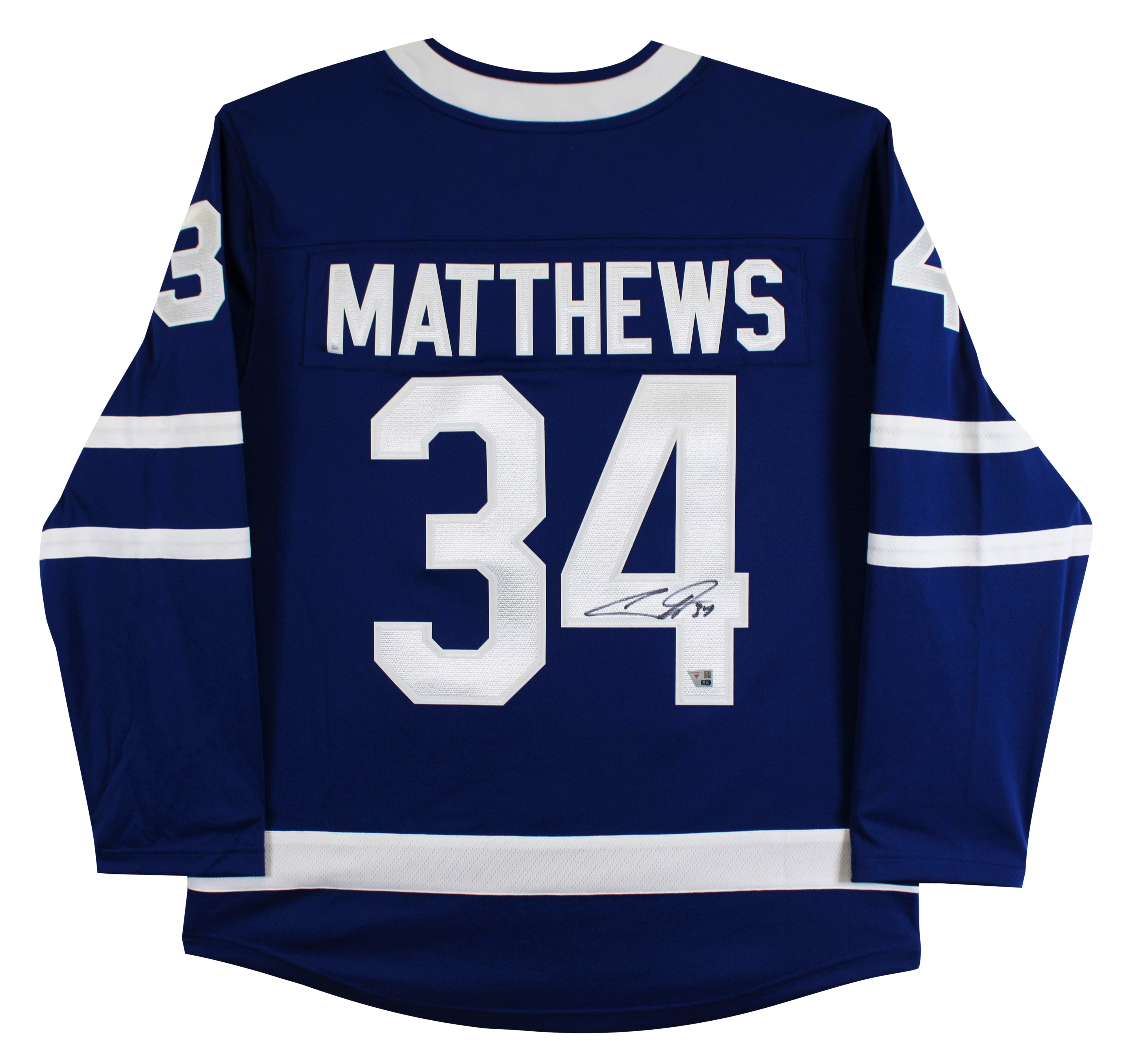 Maple Leafs Auston Matthews Signed Blue Fanatics Breakaway Jersey Fanatics