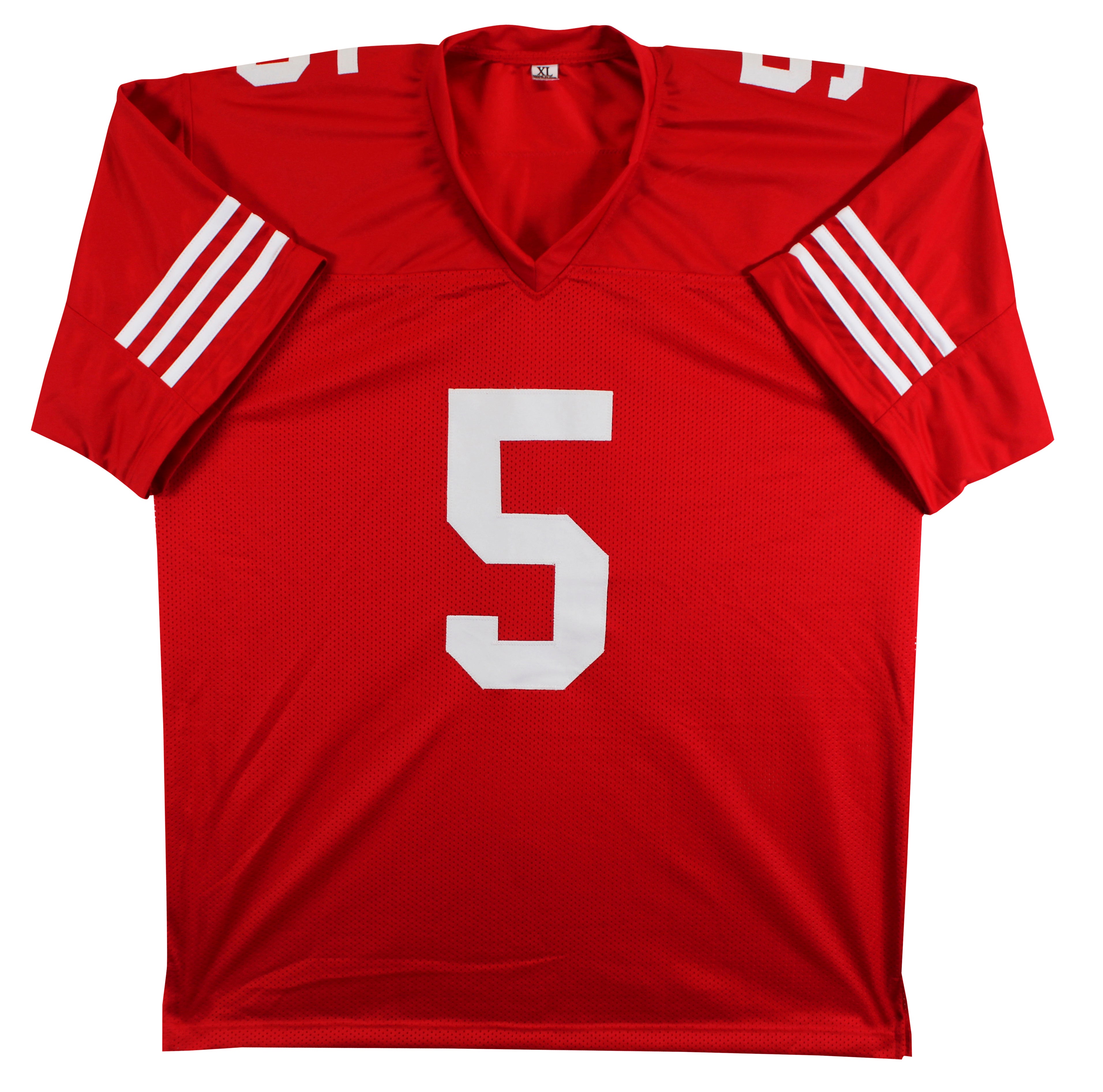Mike Evans Authentic Signed Red Pro Style Jersey Autographed BAS Witnessed 3