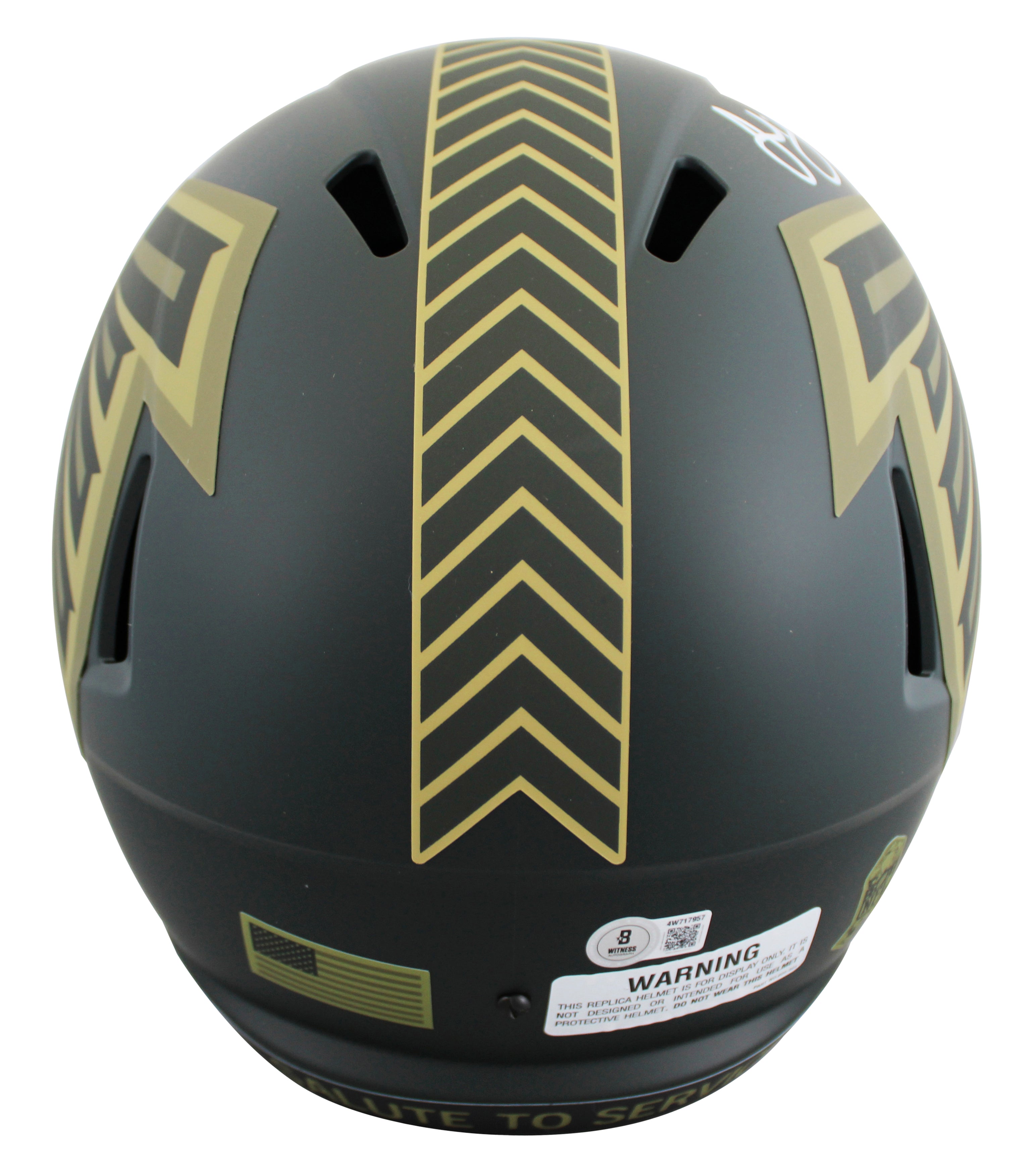 Falcons Julio Jones Signed STS IV Full Size Speed Rep Helmet BAS Witnessed