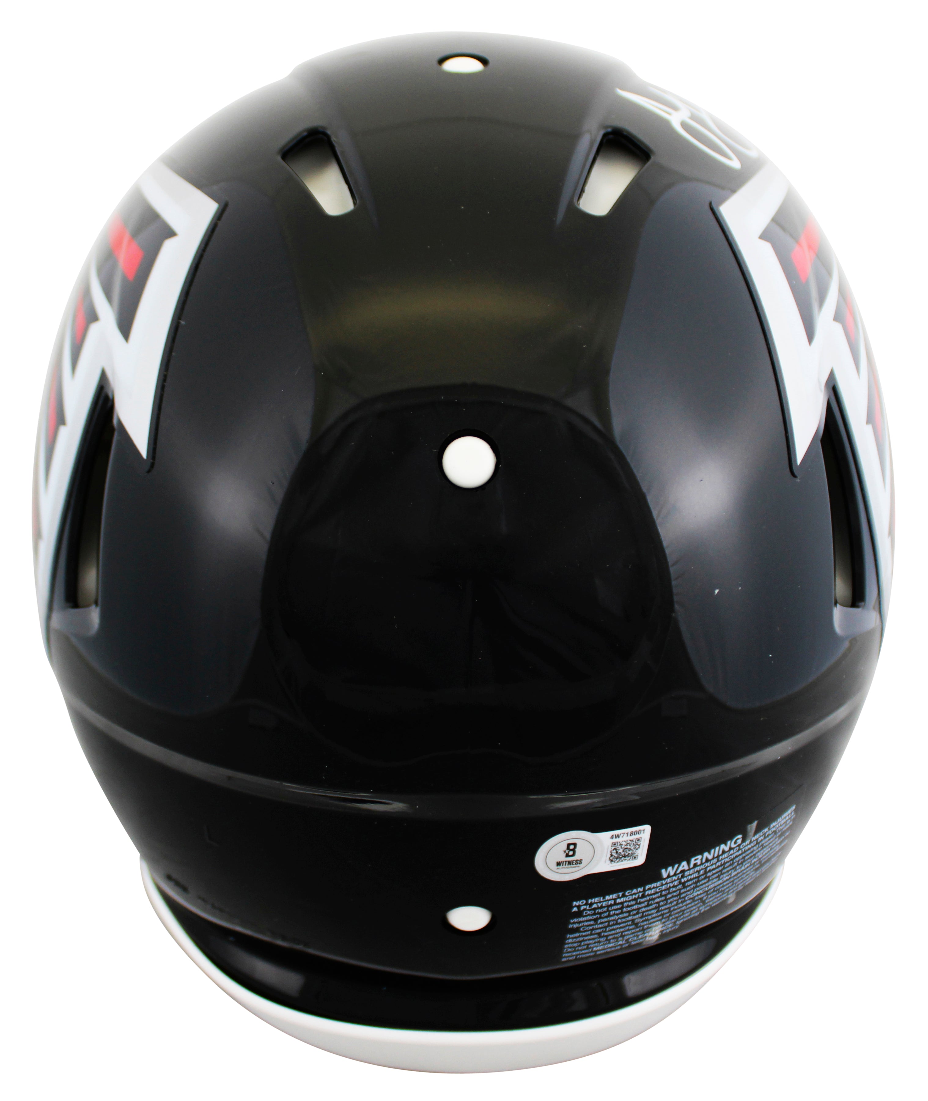 Falcons Julio Jones Signed 2003-19 TB Full Size Speed Proline Helmet BAS Witness