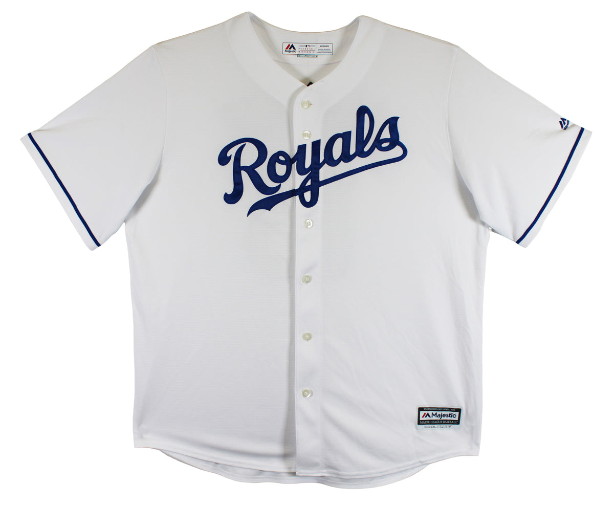 Royals Bo Jackson Authentic Signed White Majestic Cool Base Jersey BAS Witness 2
