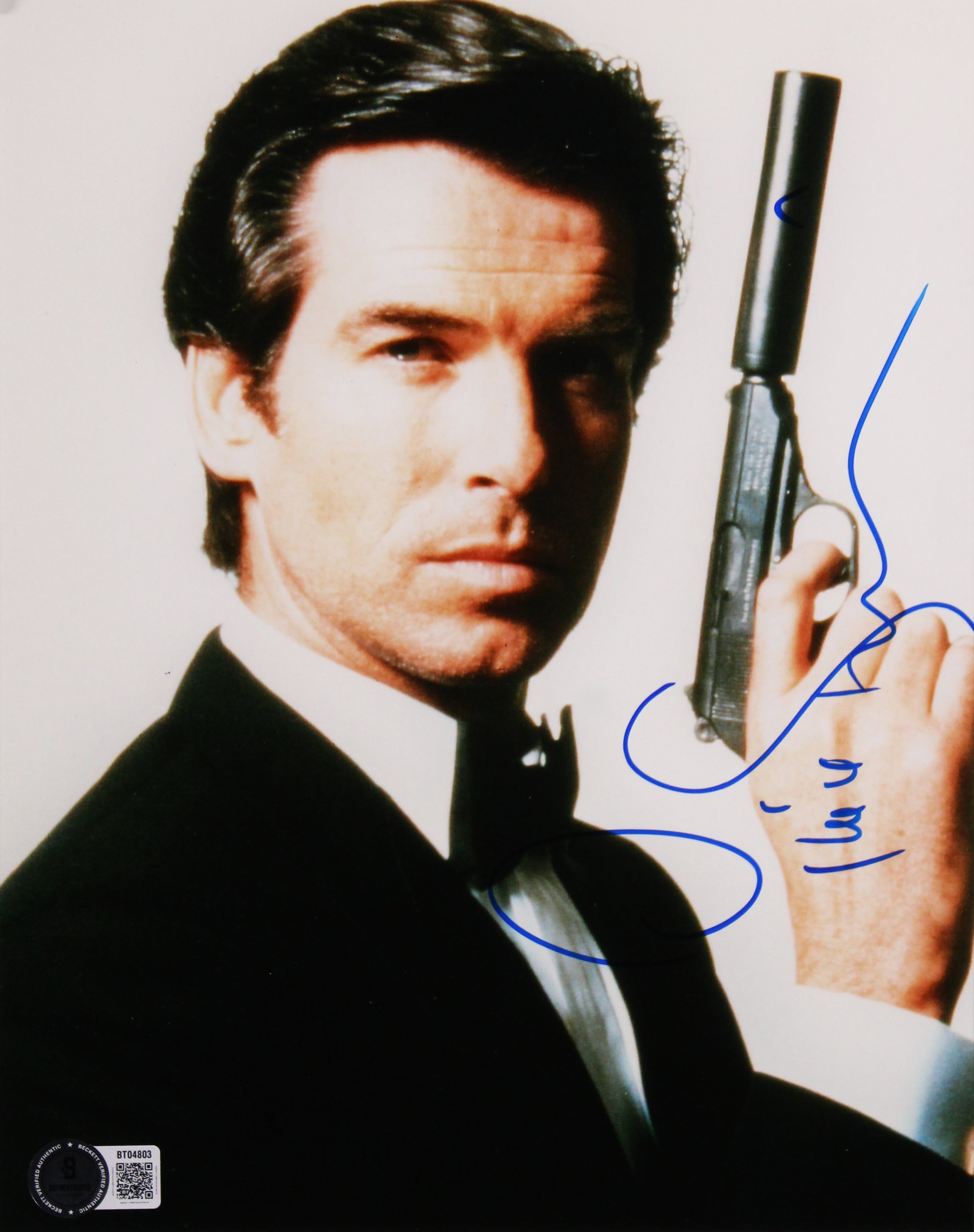 Pierce Brosnan GoldenEye Authentic Signed 8x10 Framed Photo BAS #BT04803