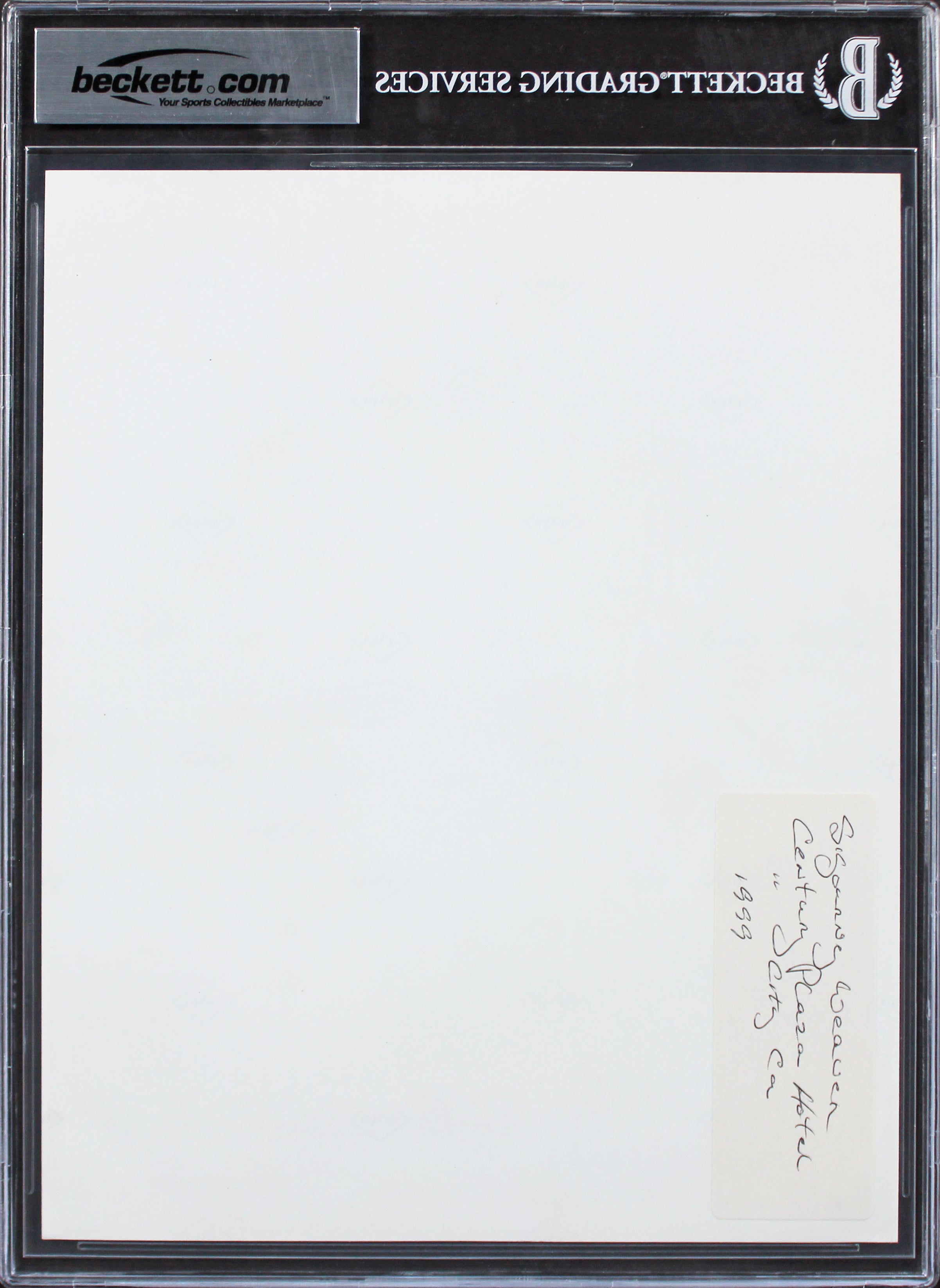 Sigourney Weaver Alien Signed 8x10 Promo Photo Auto Graded 10! BAS Slabbed