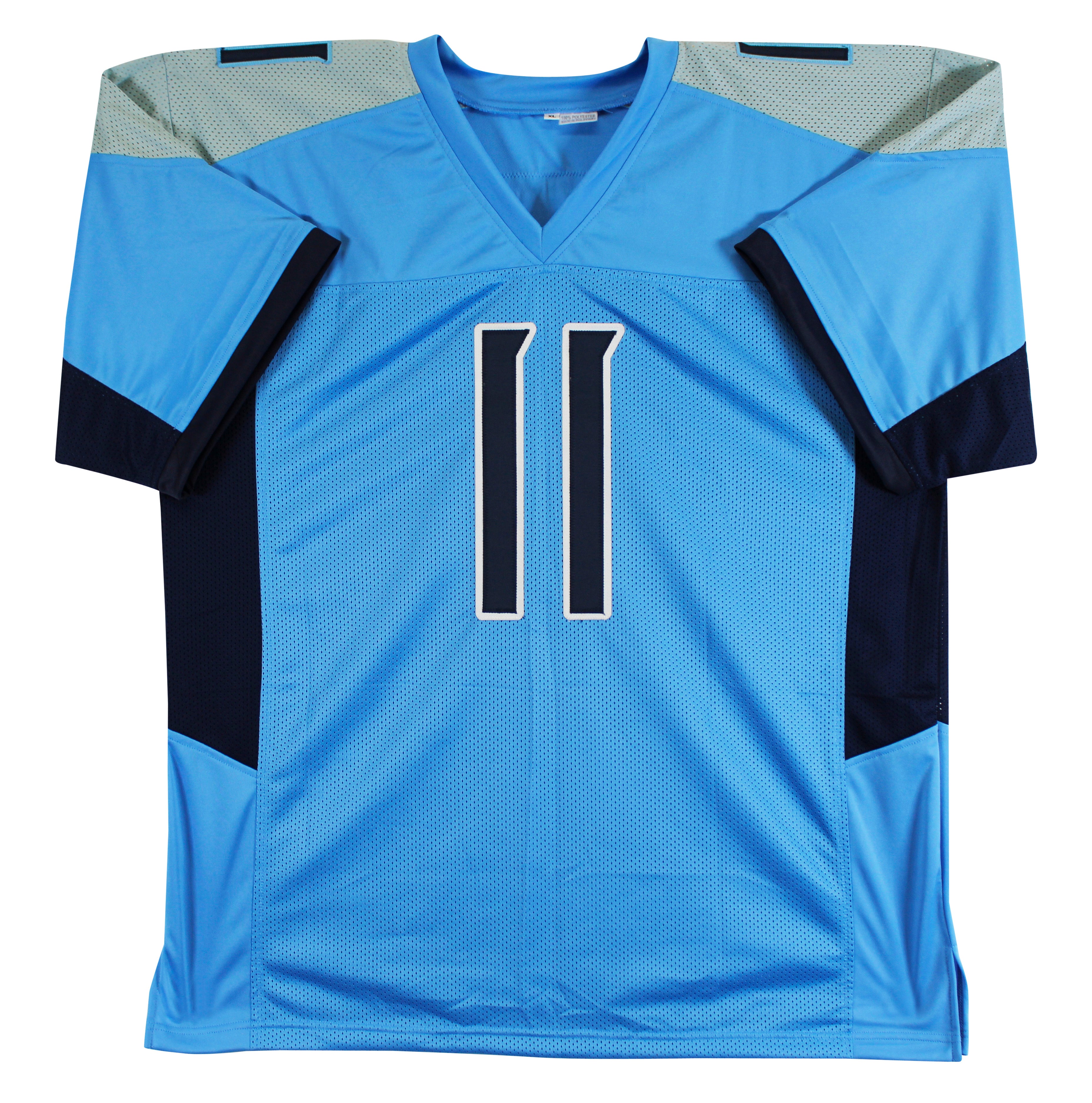 A.J. Brown Authentic Signed Light Blue Pro Style Jersey JSA Witness #WPP909088
