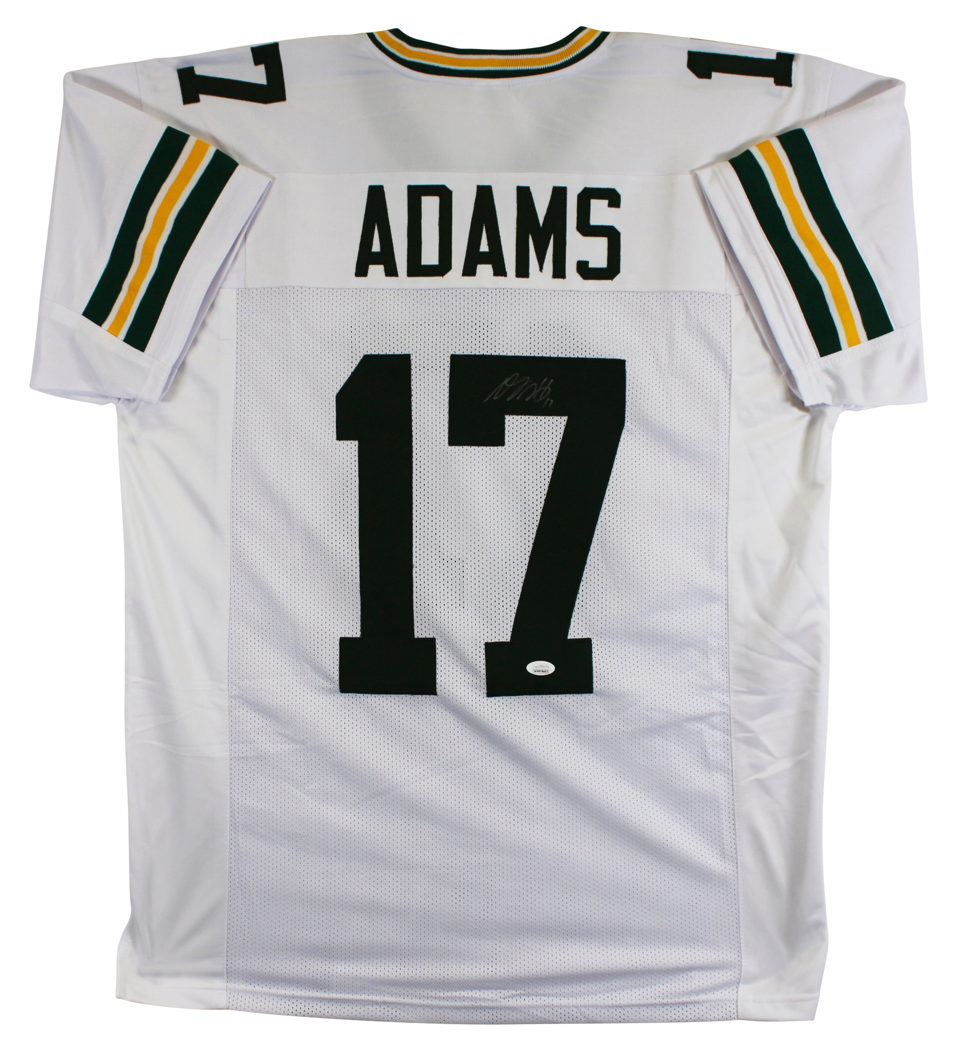 Davante Adams Authentic Signed White Pro Style Jersey JSA Witness #WPP978605
