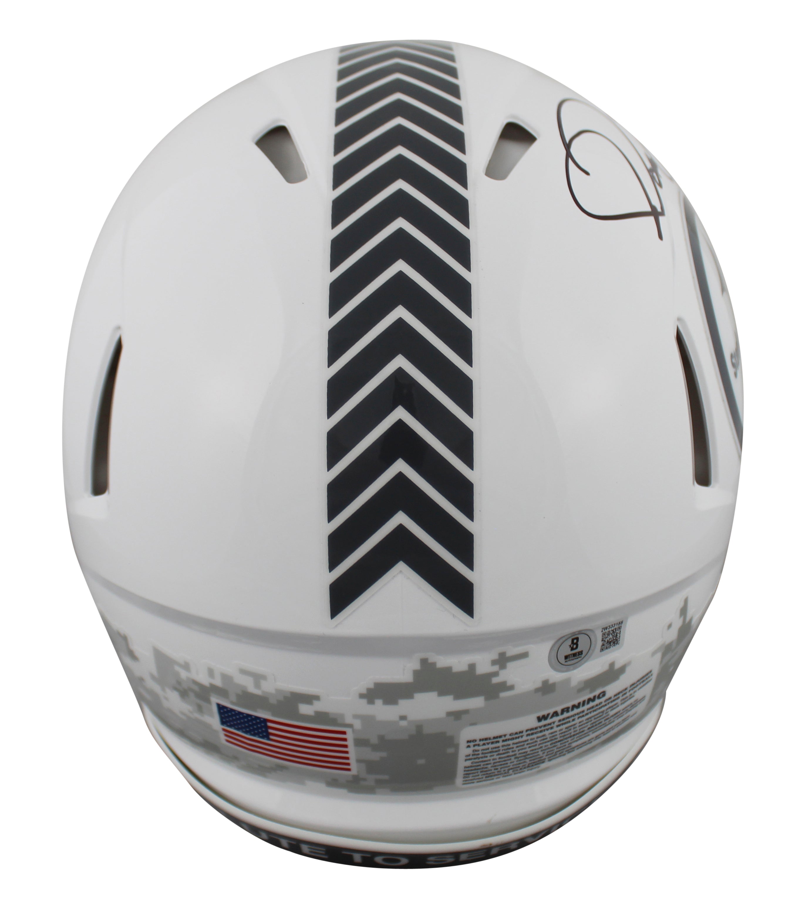 Steelers Jerome Bettis Signed STS III Full Size Speed Proline Helmet BAS Witness