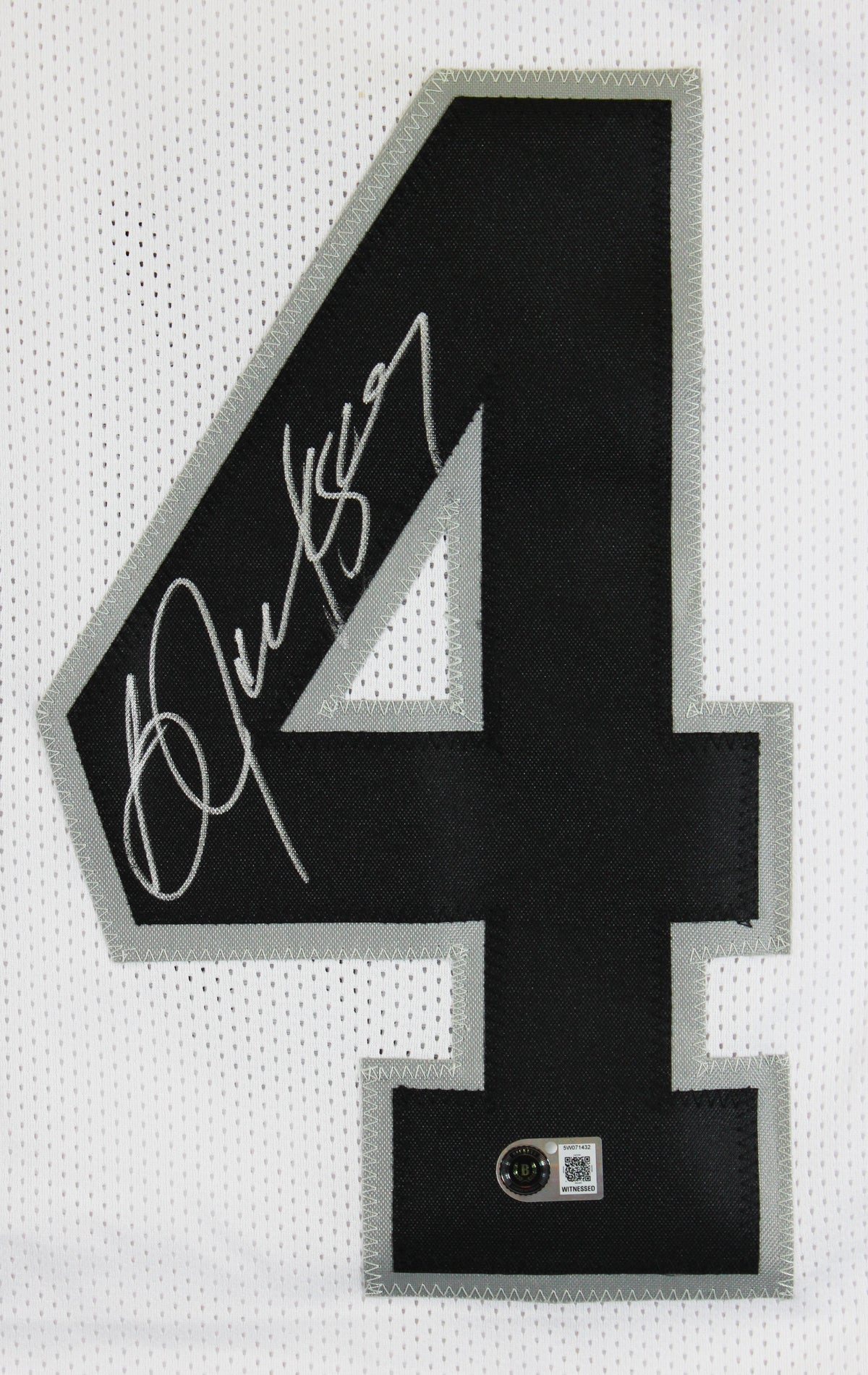 Bo Jackson Authentic Signed White Pro Style Jersey Autographed BAS Witnessed