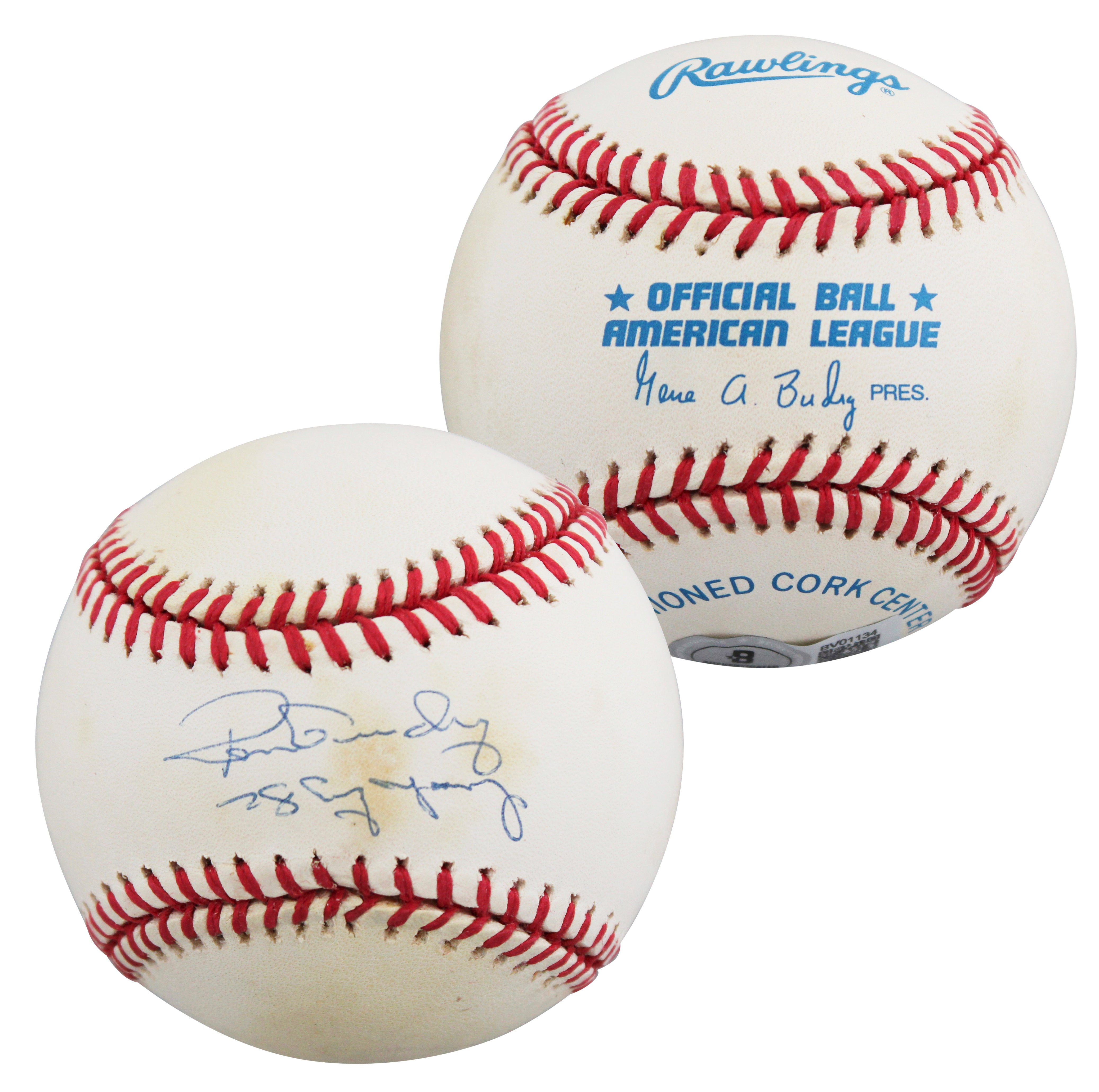 Yankees Ron Guidry 78 Cy Young Authentic Signed Budig OAL Baseball BAS #BV01134