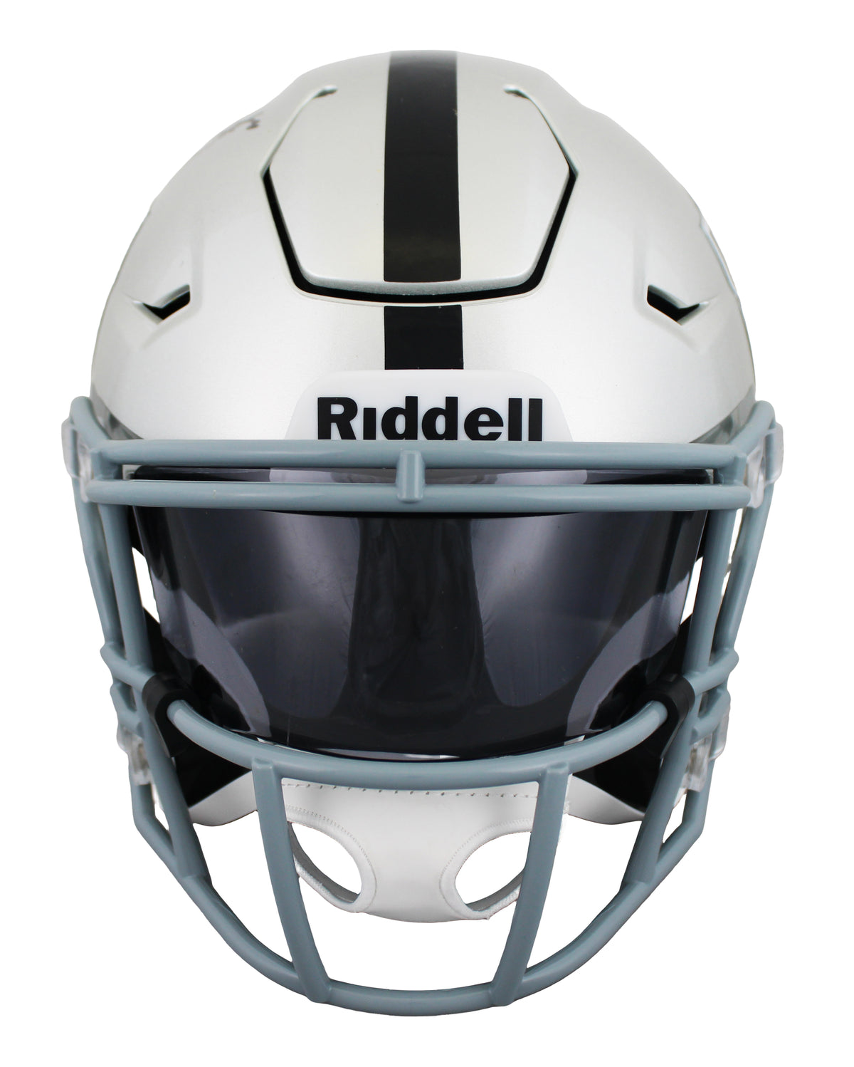 Raiders Ashton Jeanty Signed Speed Flex Midi Mid Size Helmet BAS Witnessed