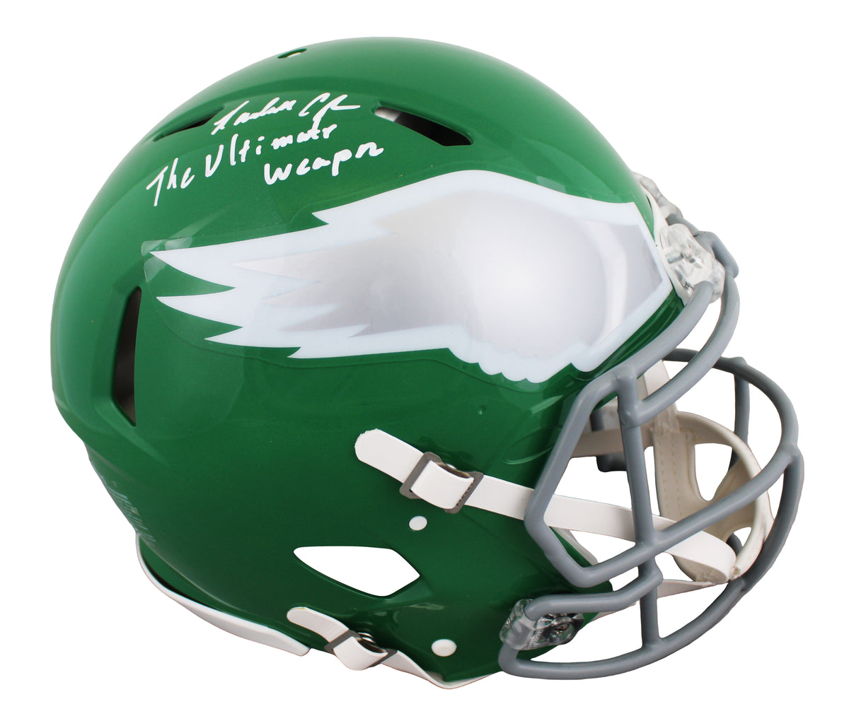 Randall Cunningham "UW" Signed 2023 Alt F/S Speed Proline Helmet W/ Case BAS Wit
