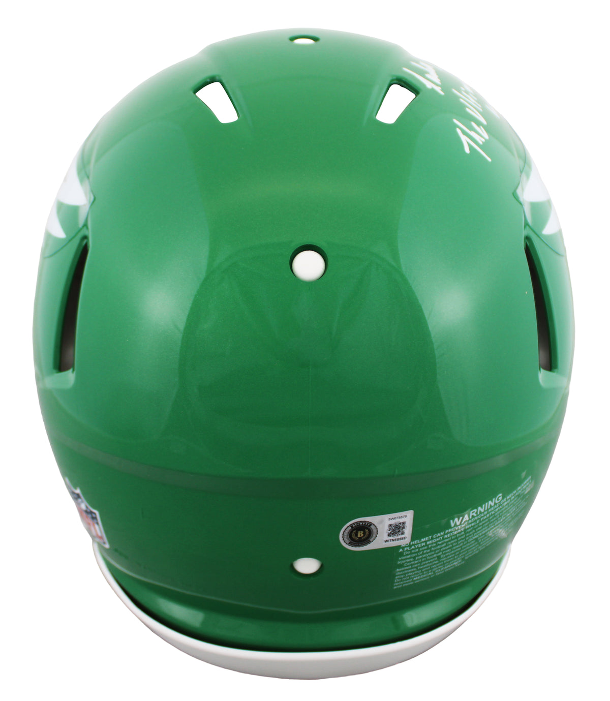 Randall Cunningham "Ultimate Weapon" Signed 23 Alt F/S Speed Proline Helmet BAS