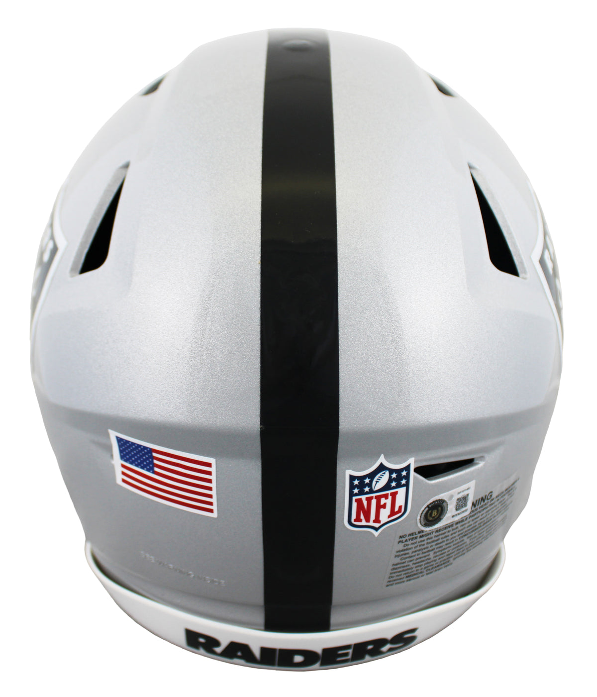 Raiders Ashton Jeanty Authentic Signed Speed Flex Full Size Helmet BAS Witnessed
