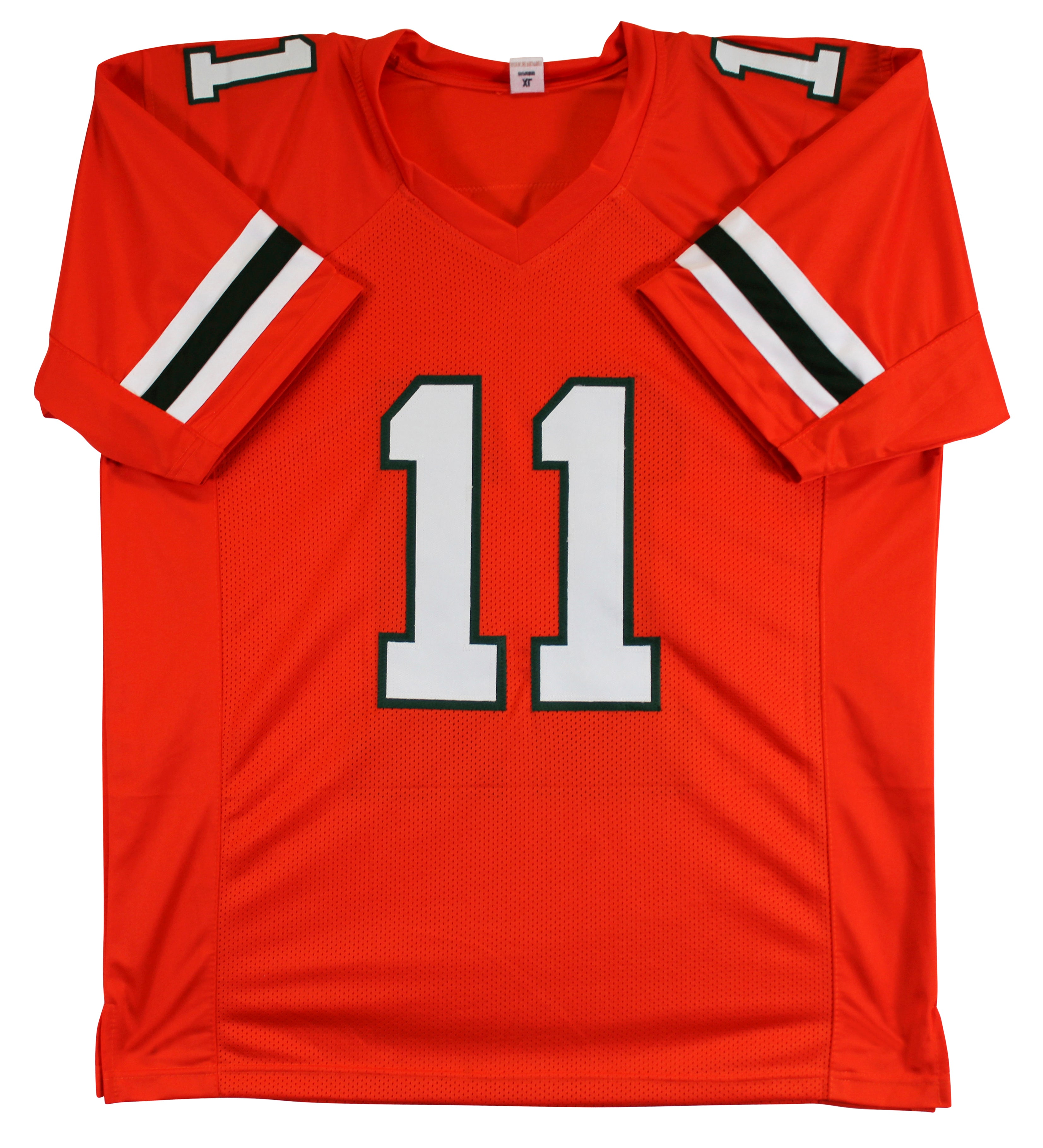 Miami Carson Beck Authentic Signed Orange Pro Style Jersey BAS Witnessed