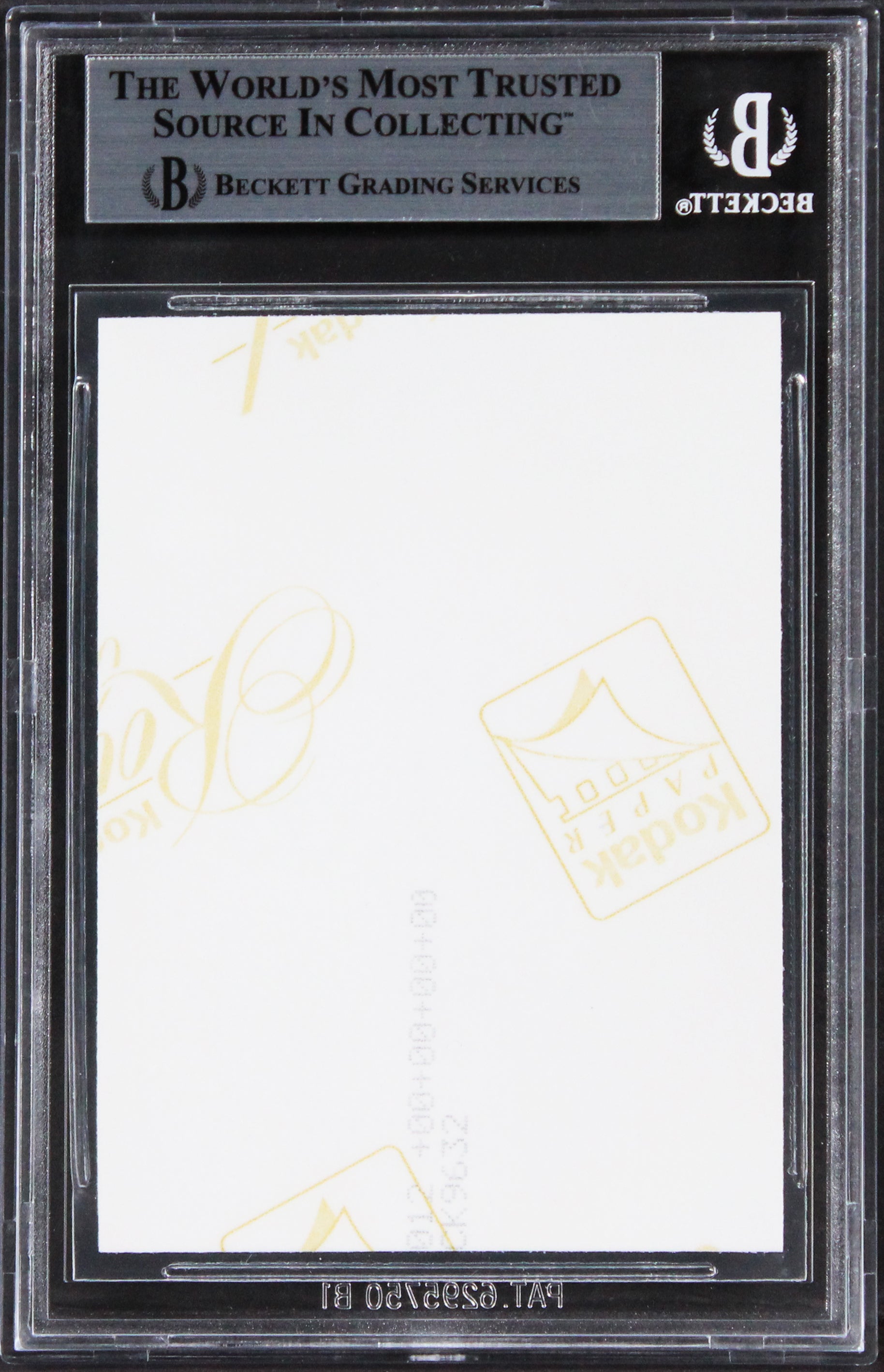 Michael Pennington Star Wars Authentic Signed Custom Trading Card BAS Slabbed