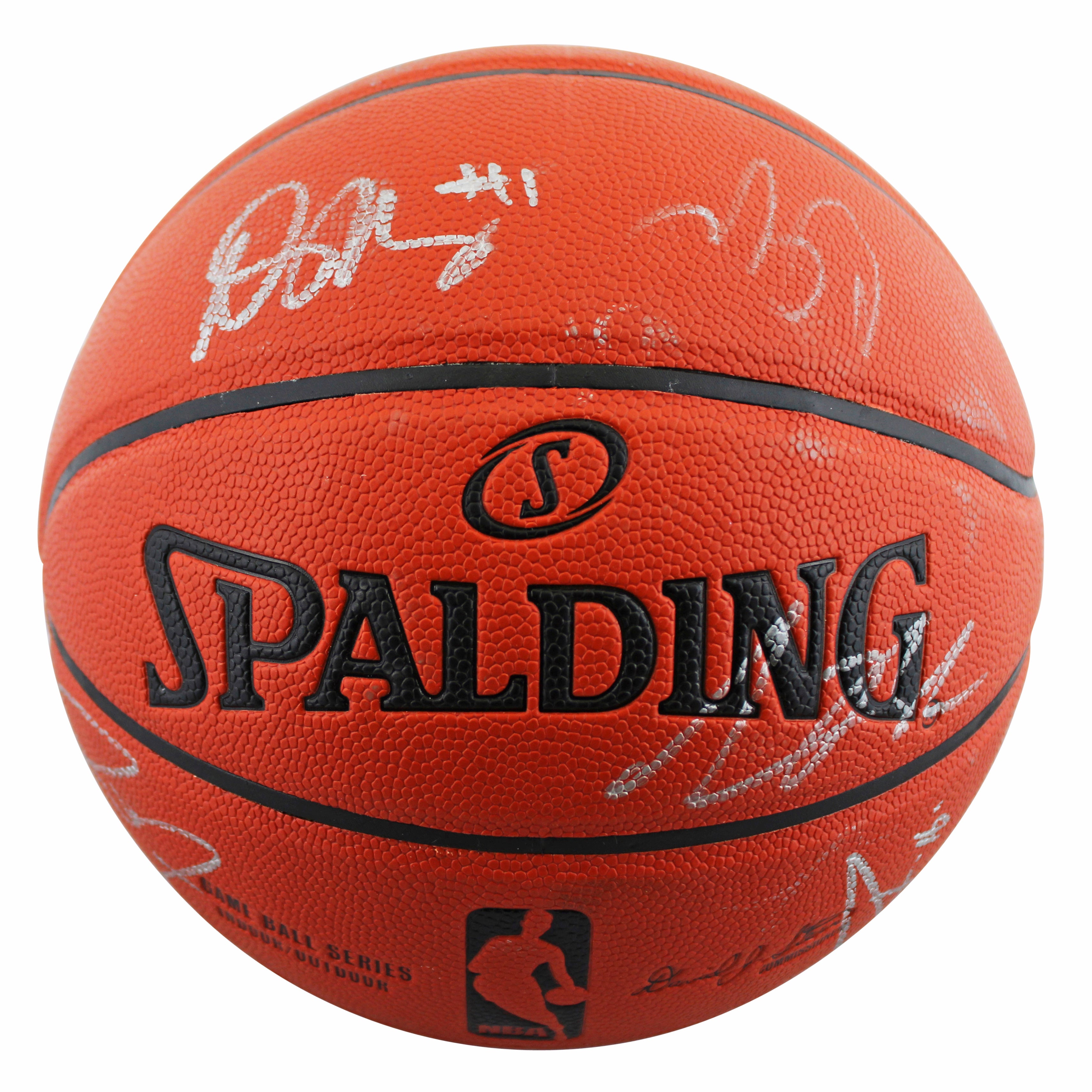 2012 Lakers (14) Bryant, Nash, Gasol +11 Signed Spalding Basketball PSA #AM04846