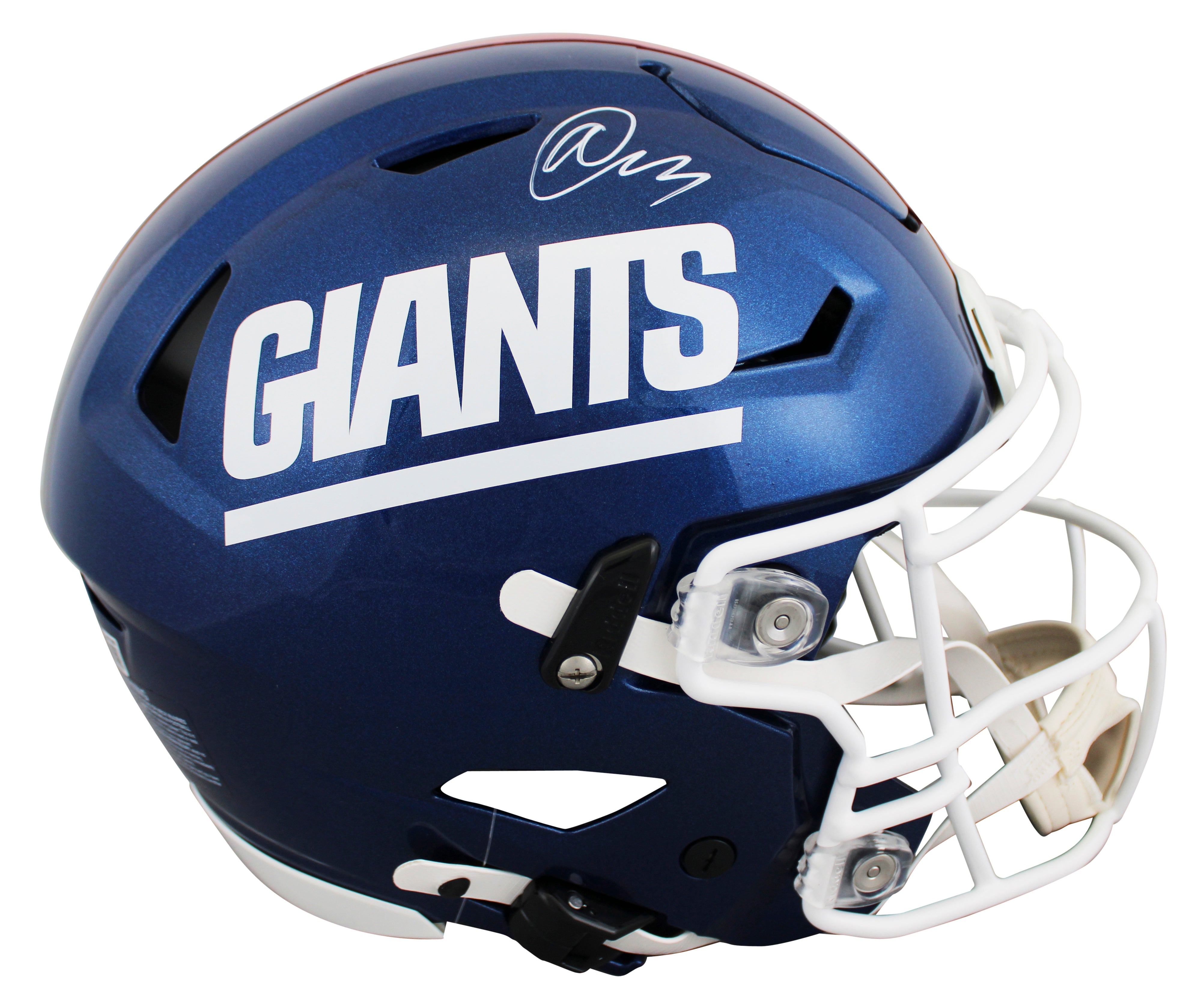 Giants Abdul Carter Authentic Signed Speed Flex Full Size Helmet BAS Witnessed 2