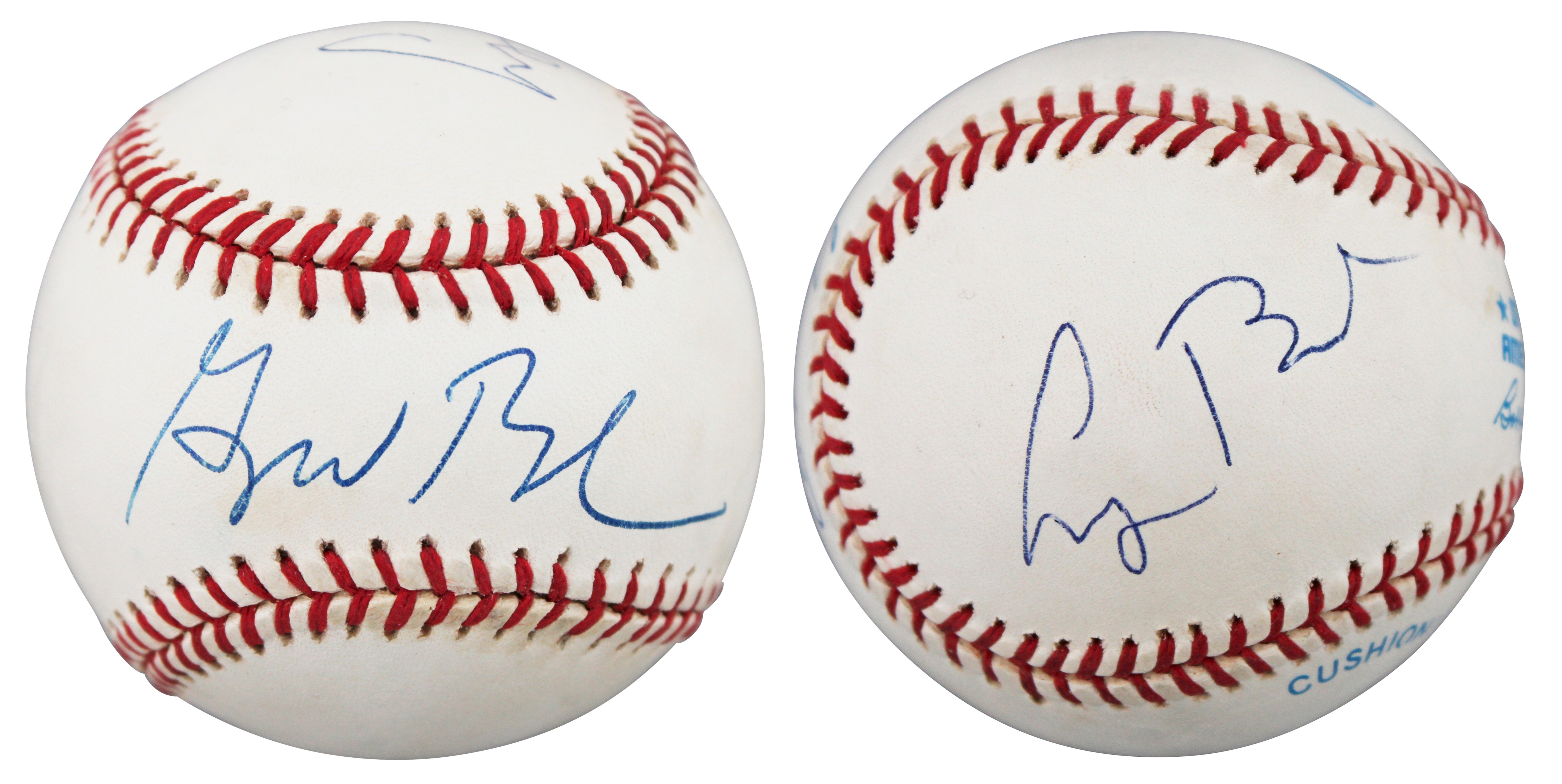 George H.W. Bush & George W. Bush Authentic Signed Oal Baseball JSA #ZZ05941