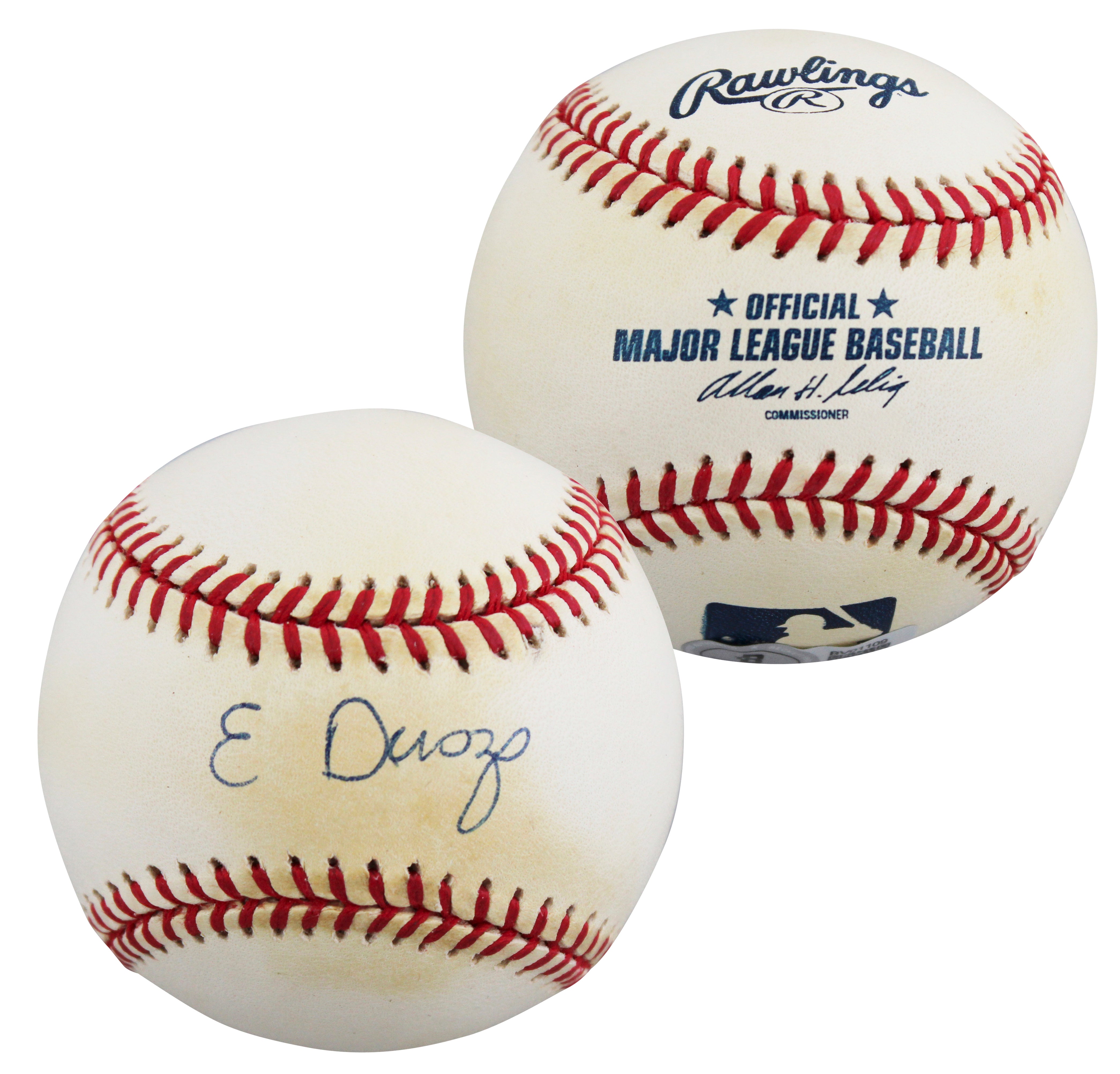 D-Backs Erubiel Durazo Authentic Signed OML Baseball Autographed BAS #BV01109