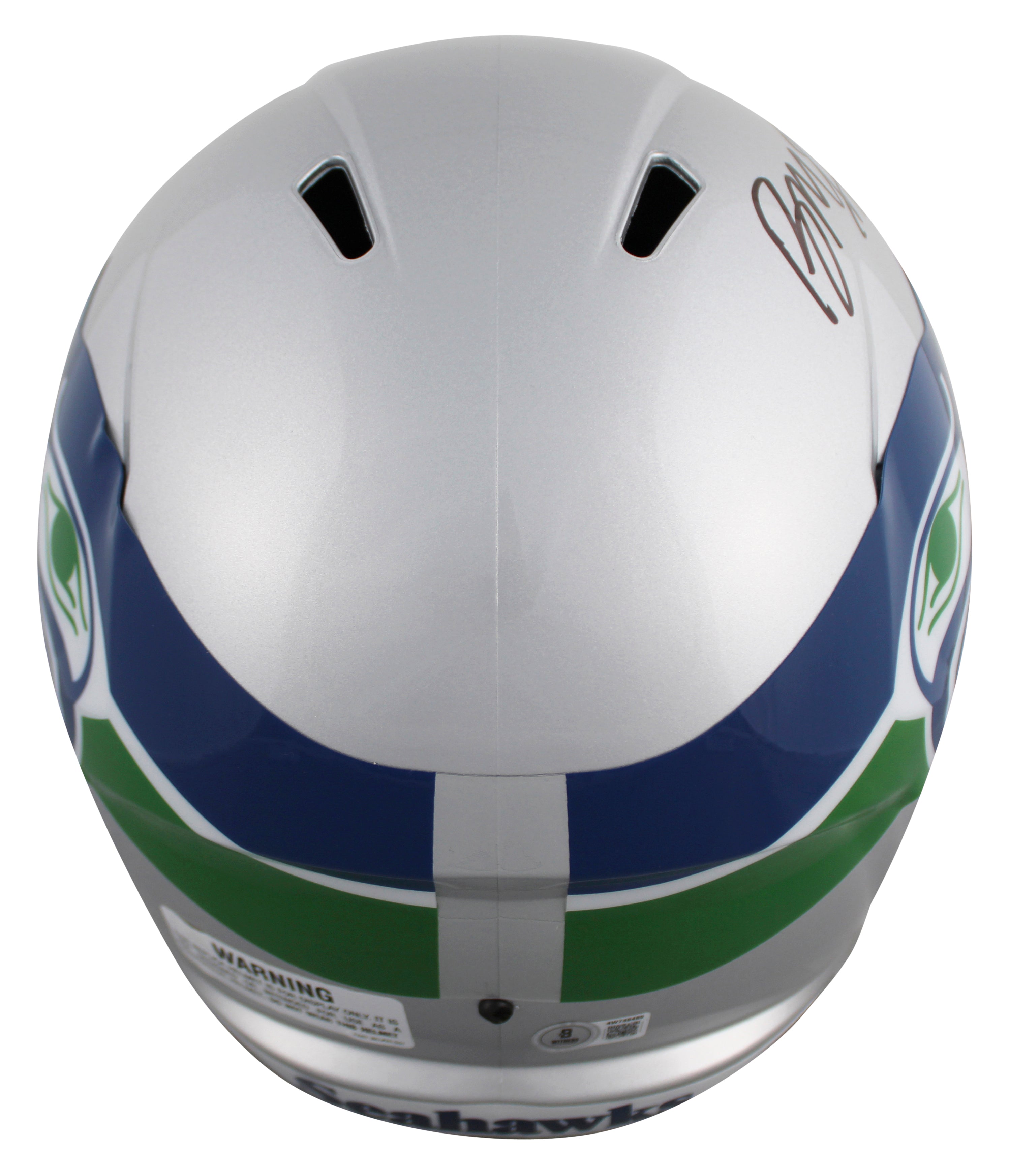 Seahawks Byron Murphy II Signed 1983-01 TB Full Size Speed Rep Helmet BAS Wit