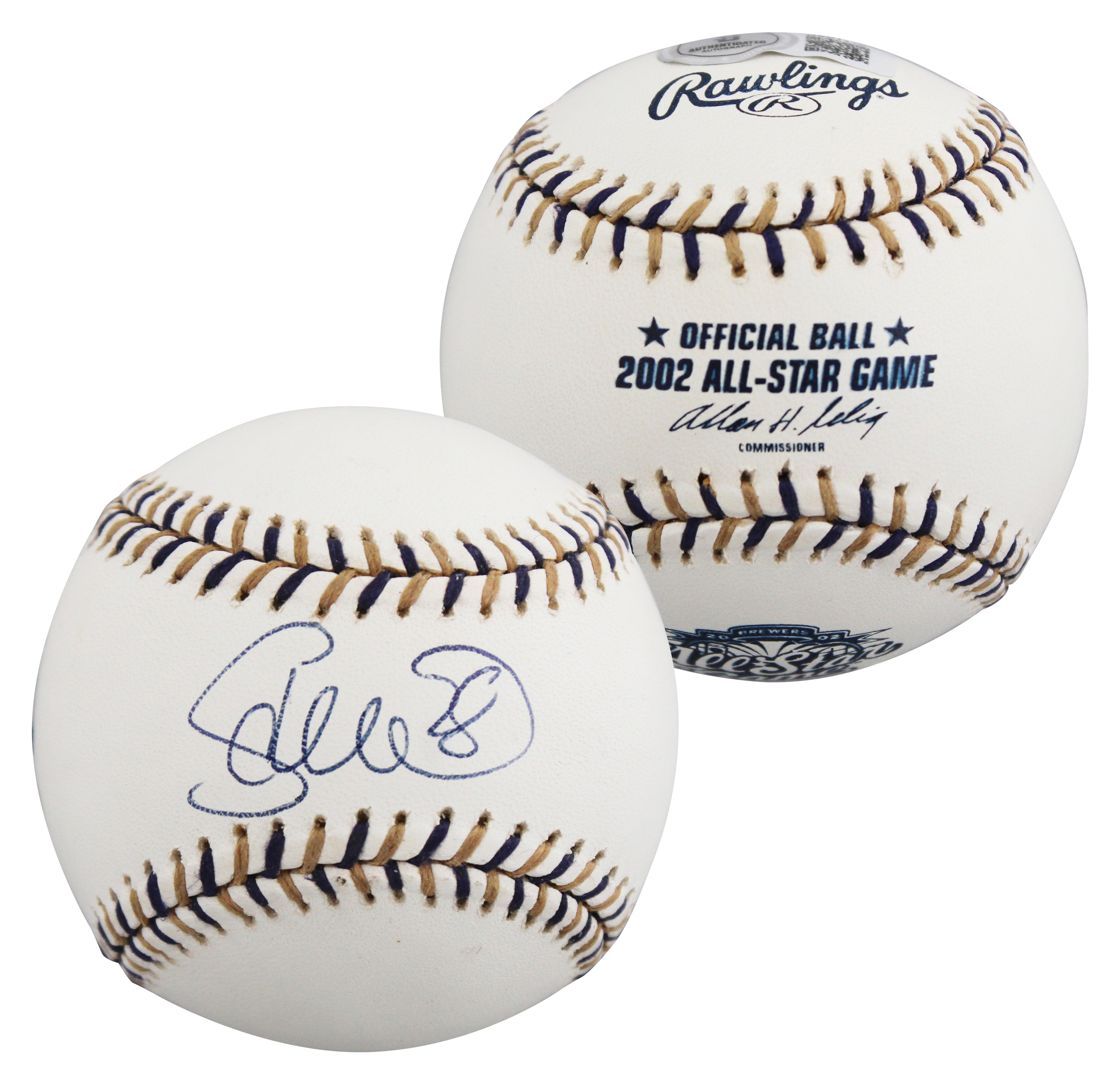 Blue Jays Shea Hillenbrand Signed 2002 ASG Logo OML Baseball BAS #BV01110