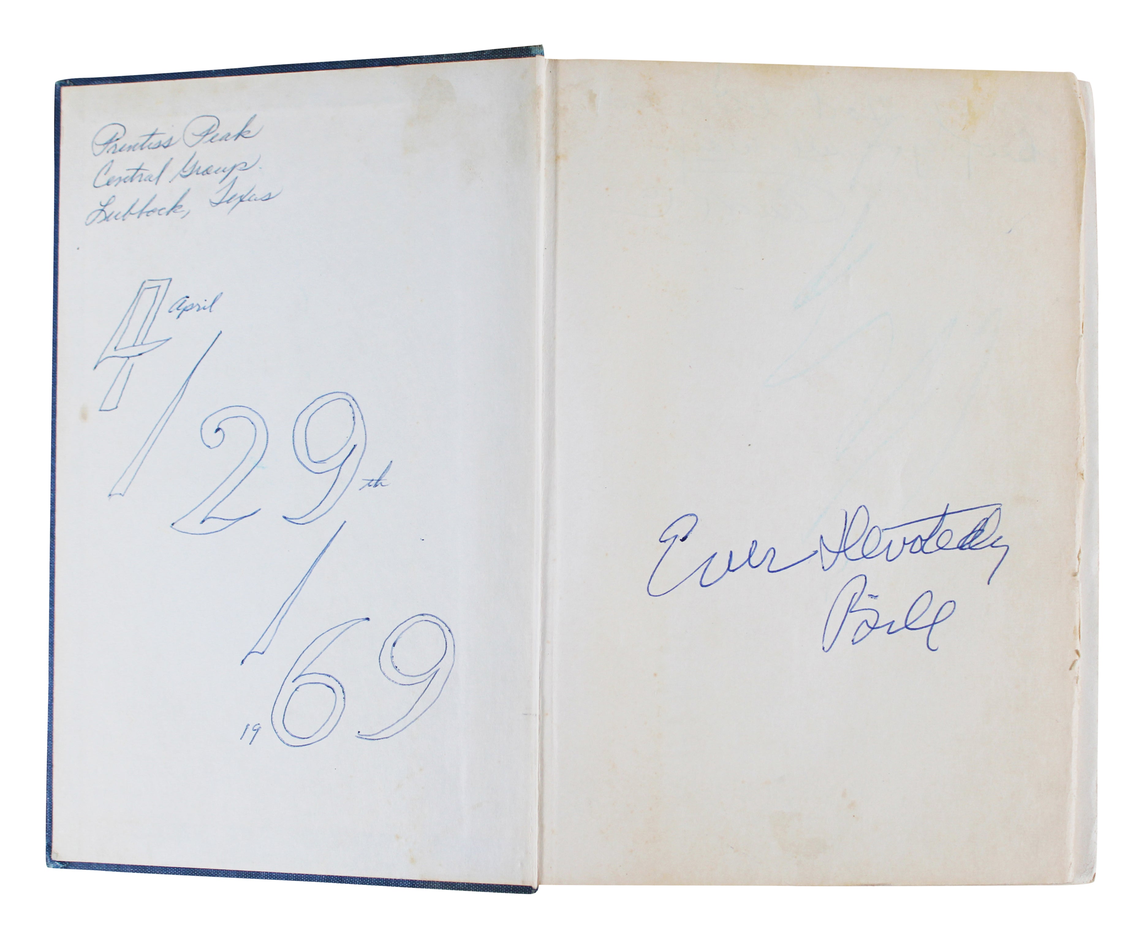 Bill Wilson Signed Alcoholics Anonymous 2nd Edition Hard Cover Book BAS #AE13629