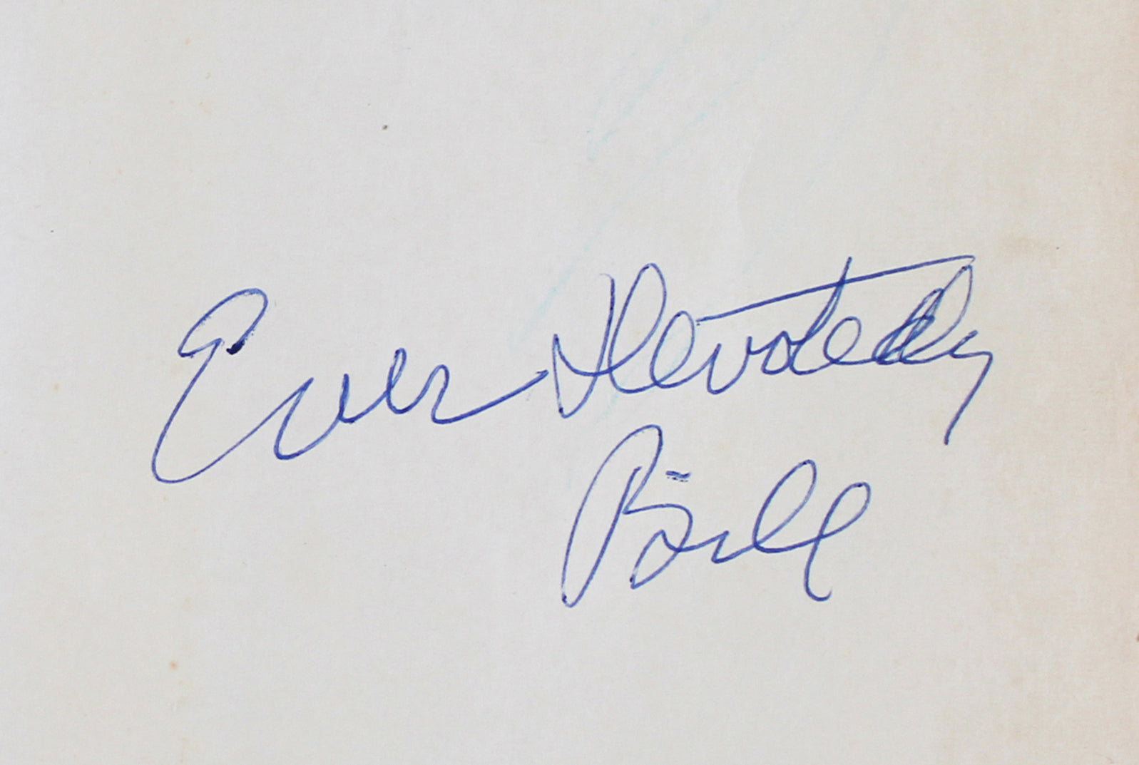 Bill Wilson Signed Alcoholics Anonymous 2nd Edition Hard Cover Book BAS #AE13629