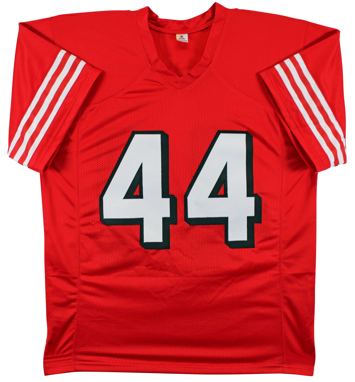 Kyle Juszczyk Authentic Signed Red Pro Style Jersey w/ Drop Shadow BAS Witnessed