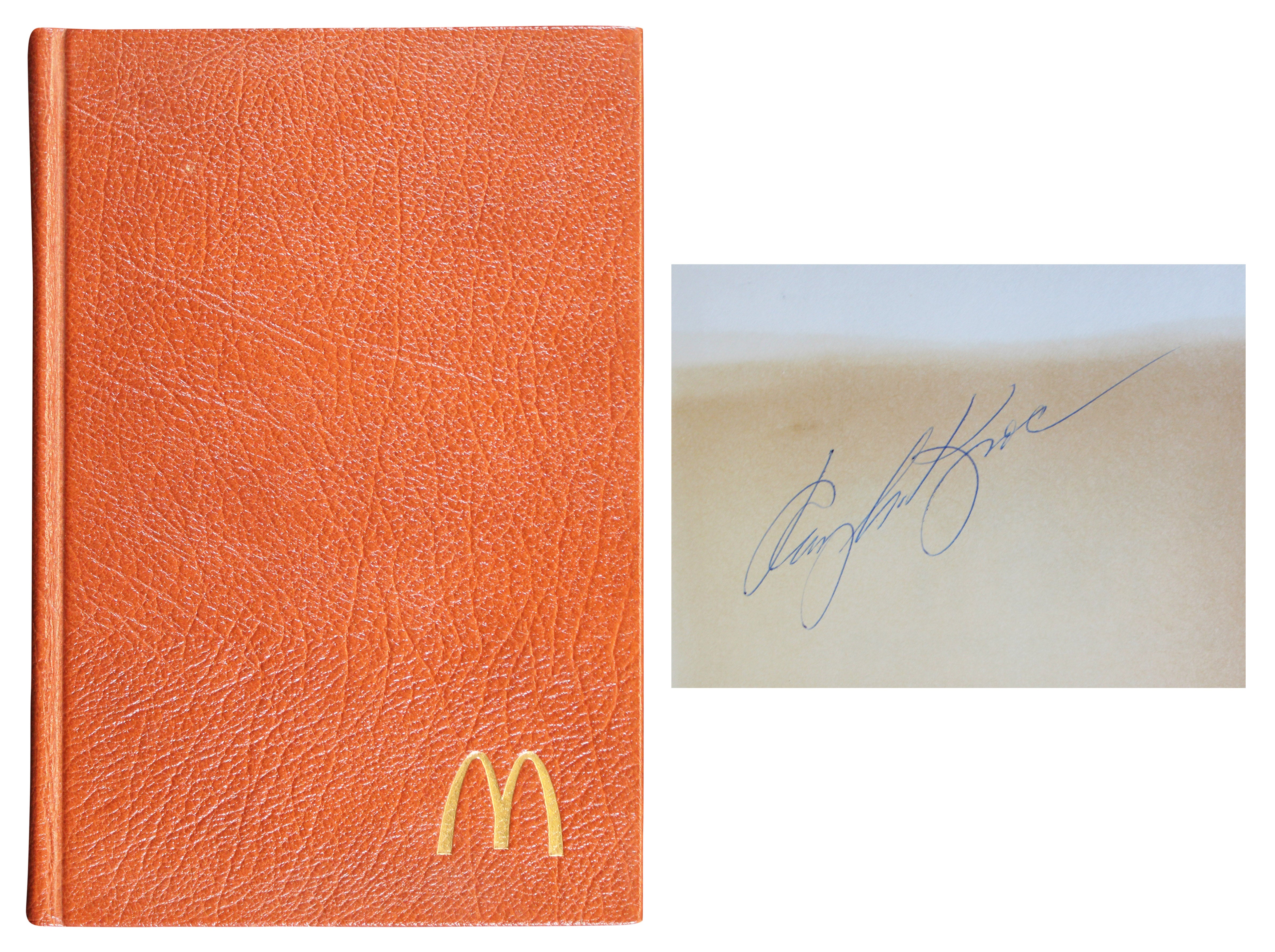 Ray Kroc Signed Grinding It Out: The Making of McDonald's Hard Cover Book BAS