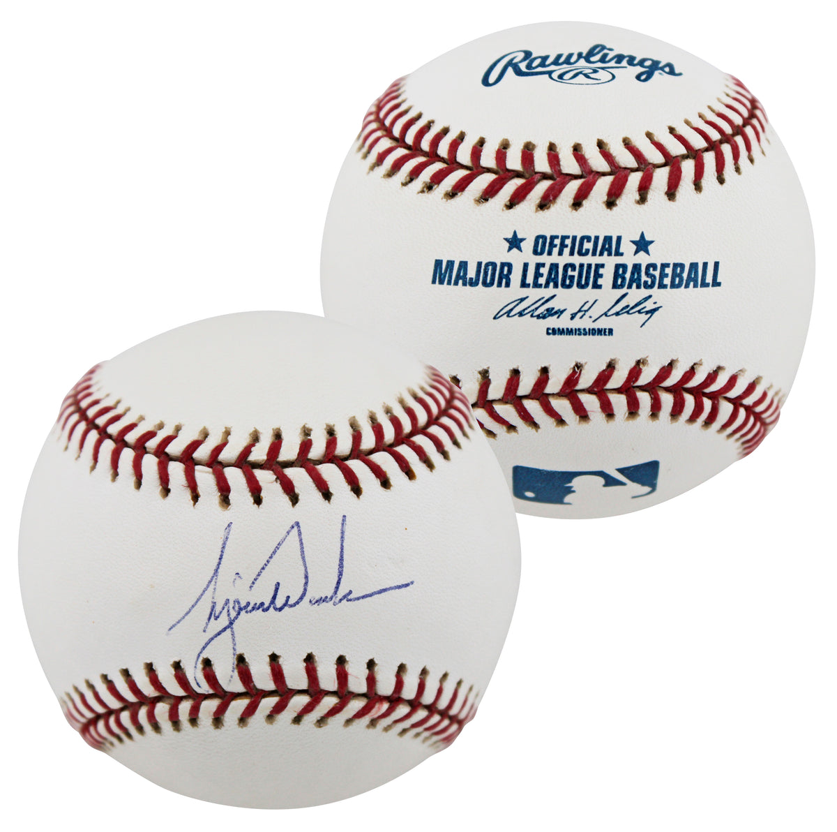 Tiger Woods Authentic Signed Bud Selig Oml Baseball Autographed PSA & BAS LOA