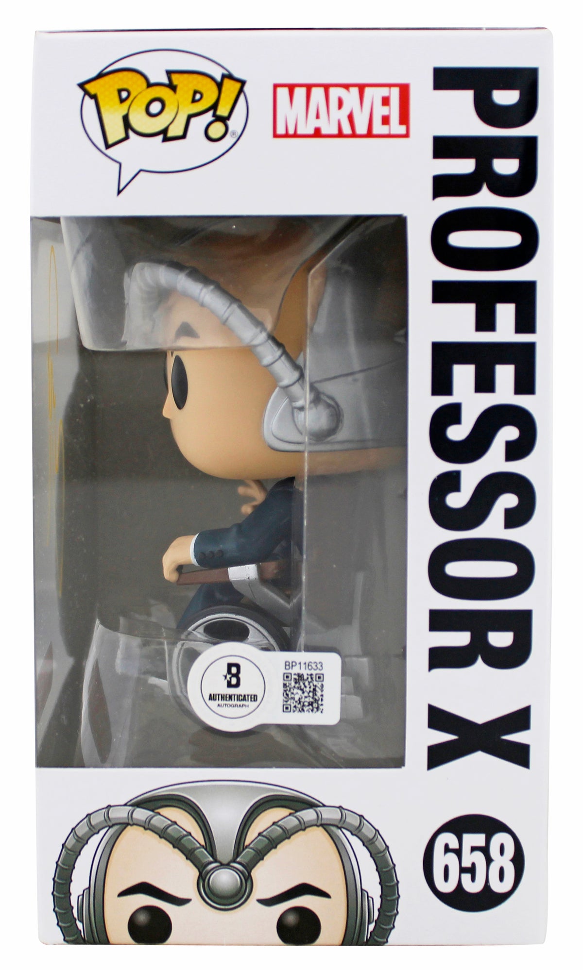 James McAvoy X-Men Signed Professor X #658 Funko Pop Vinyl Figure BAS #BP11633
