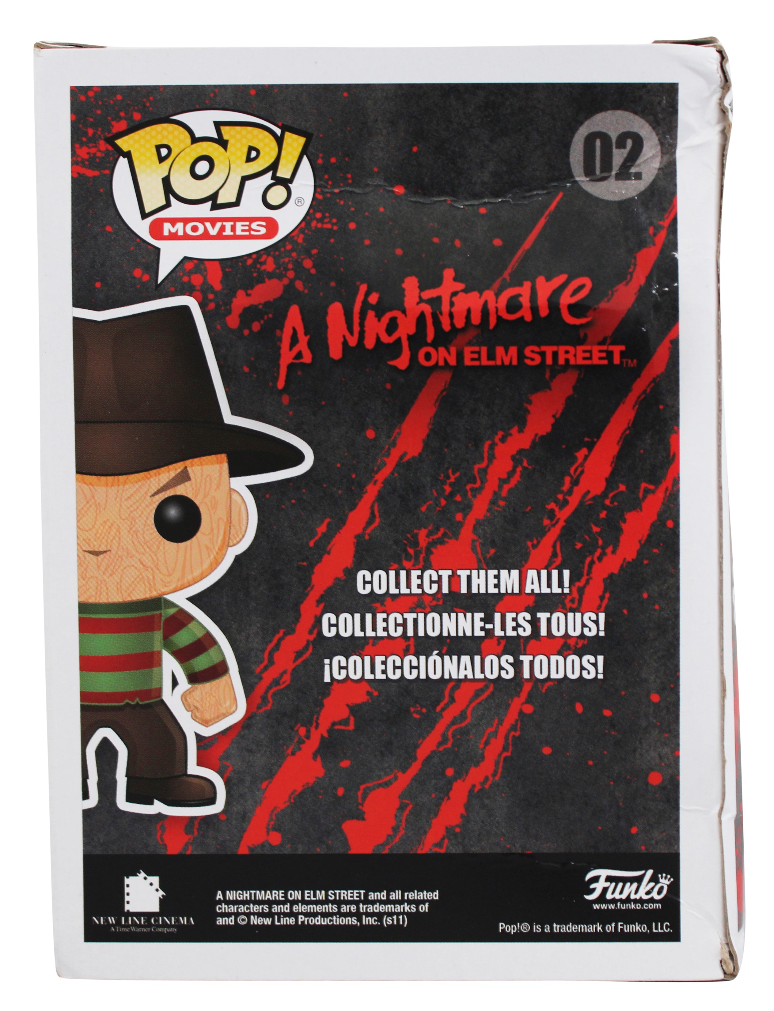 Robert Englund Signed Freddy Krueger #02 Funko Pop Vinyl Figure BAS #BS78006