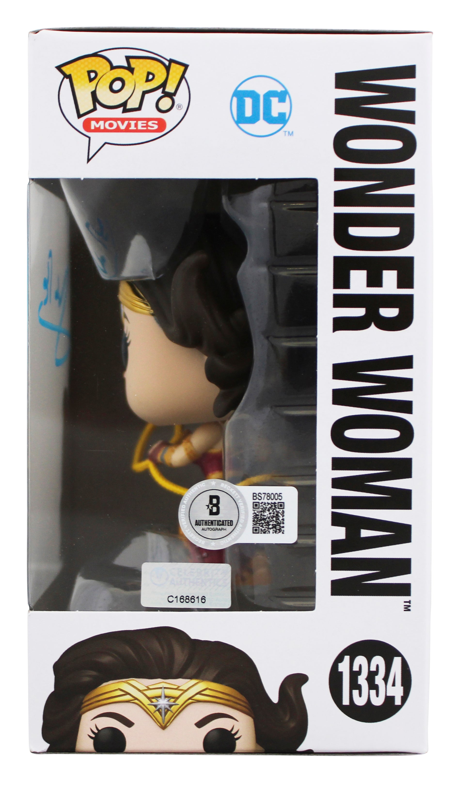 Gal Gadot Authentic Signed Wonder Woman #1334 Funko Pop Vinyl Figure BAS