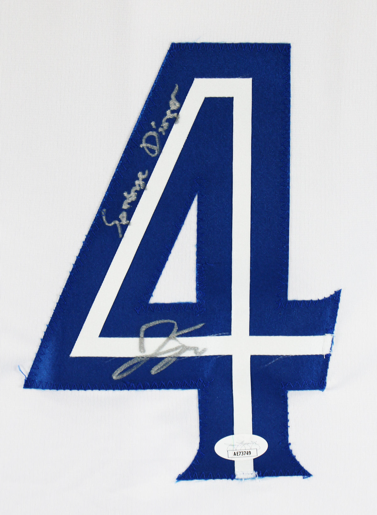 George Springer "Springer Dinger" Authentic Signed White Pro Style Jersey JSA