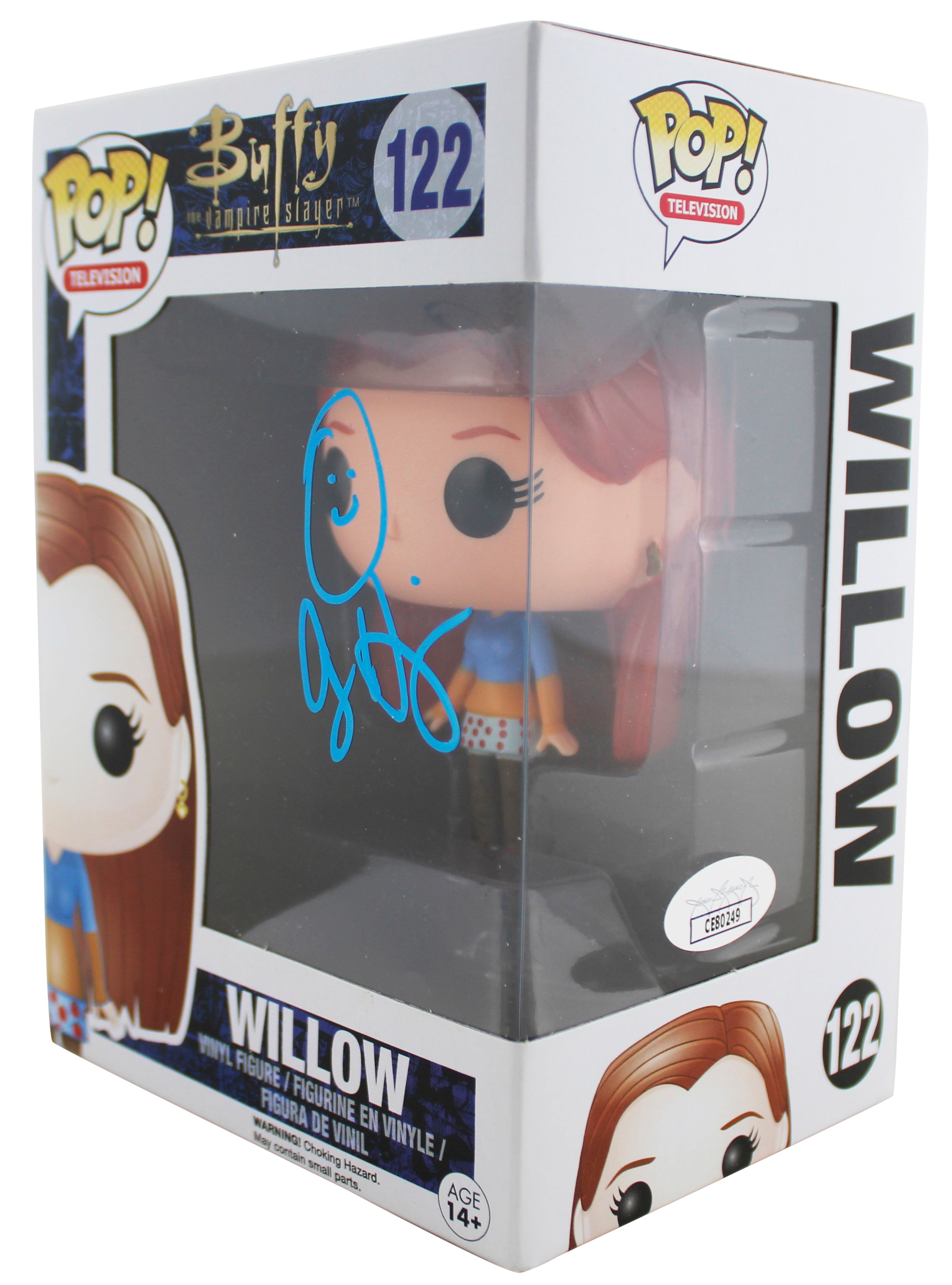 Alyson Hannigan Buffy Signed Willow #122 Funko Pop Vinyl Figure JSA #CE80249