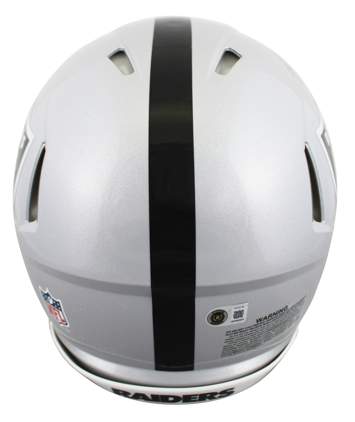Raiders Ashton Jeanty "Just Win Baby" Signed F/S Speed Proline Helmet BAS Wit